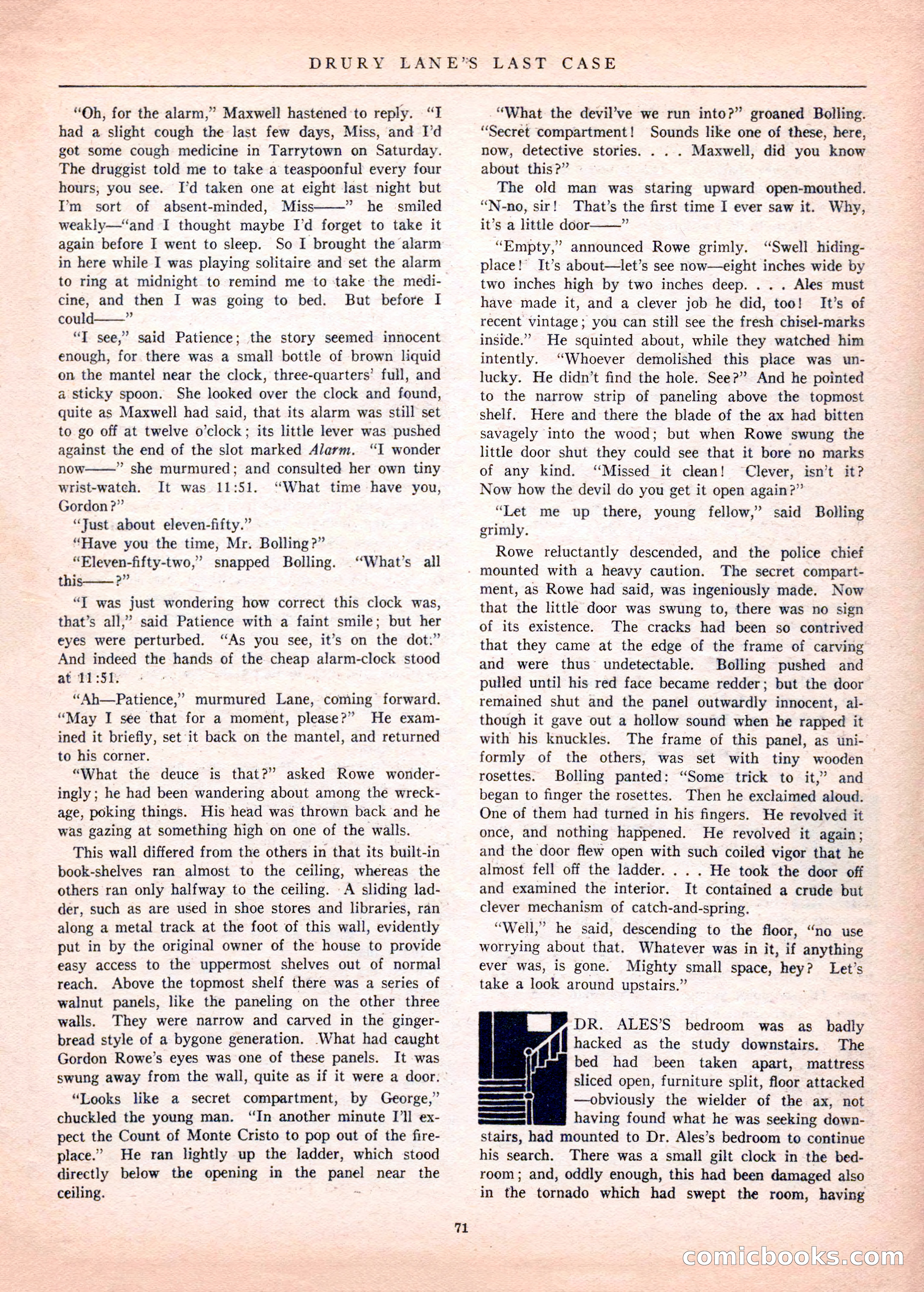 Mystery League, Vol. 1, No. 1 — page 73 of 164