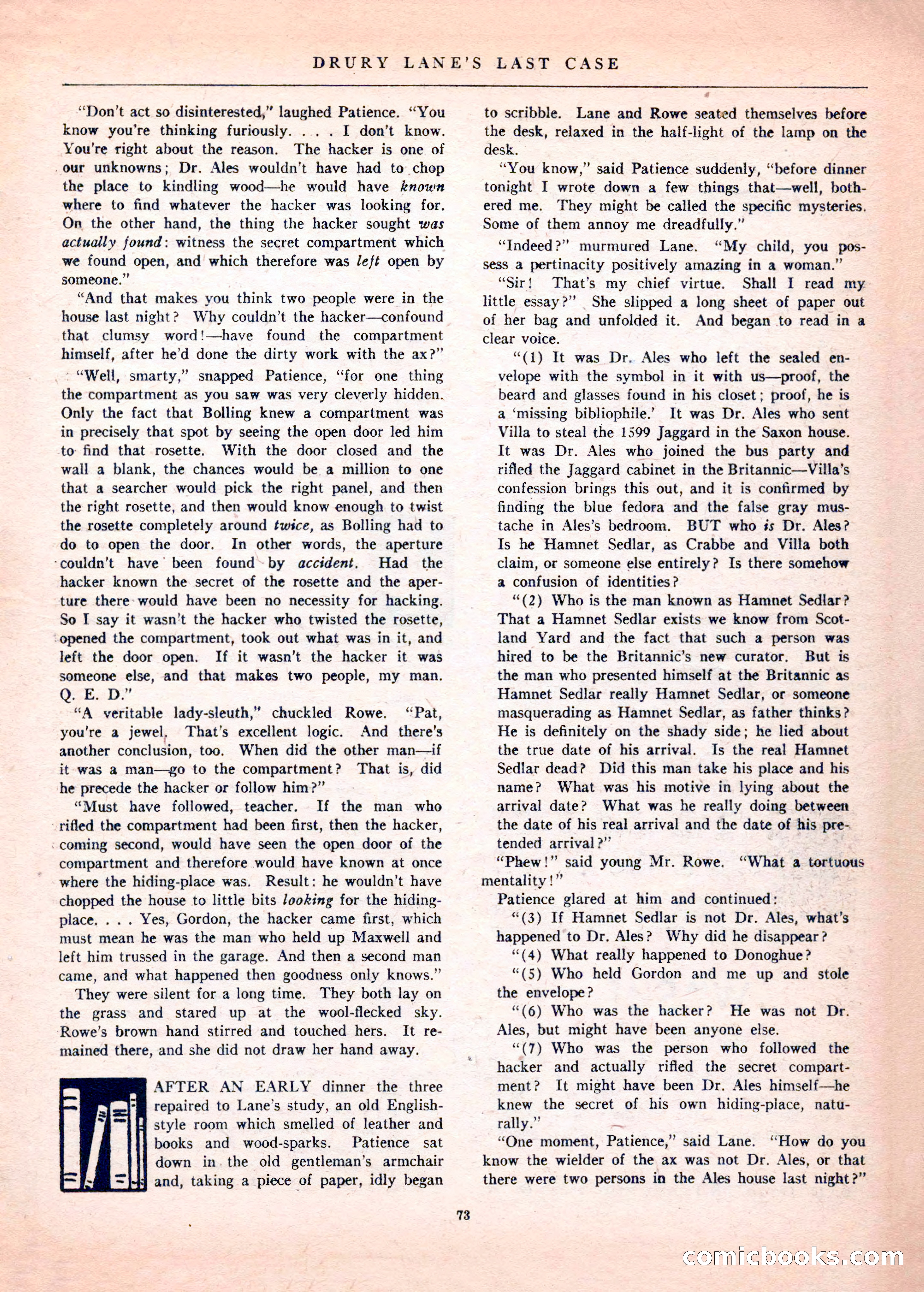 Mystery League, Vol. 1, No. 1 — page 75 of 164