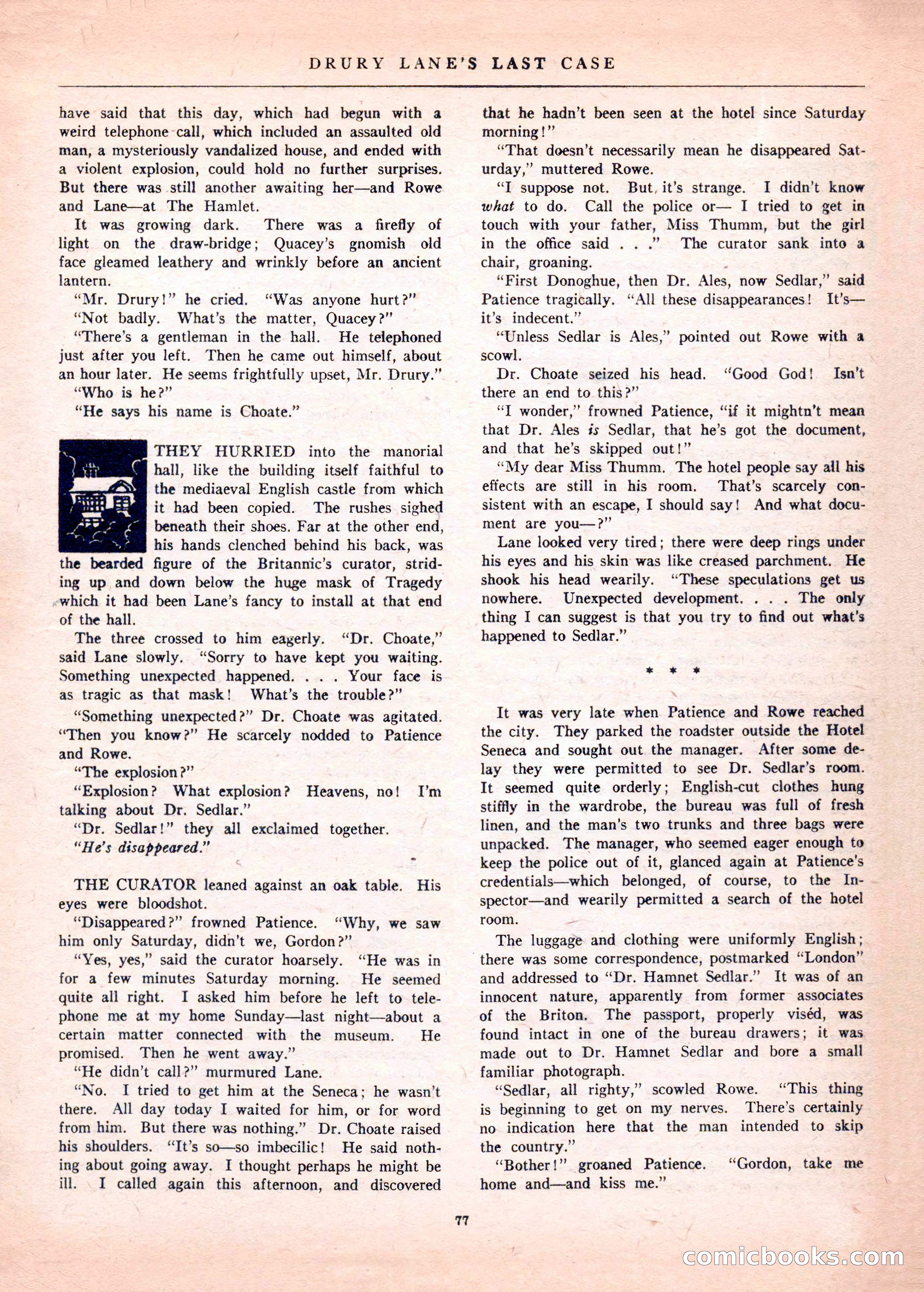 Mystery League, Vol. 1, No. 1 — page 79 of 164