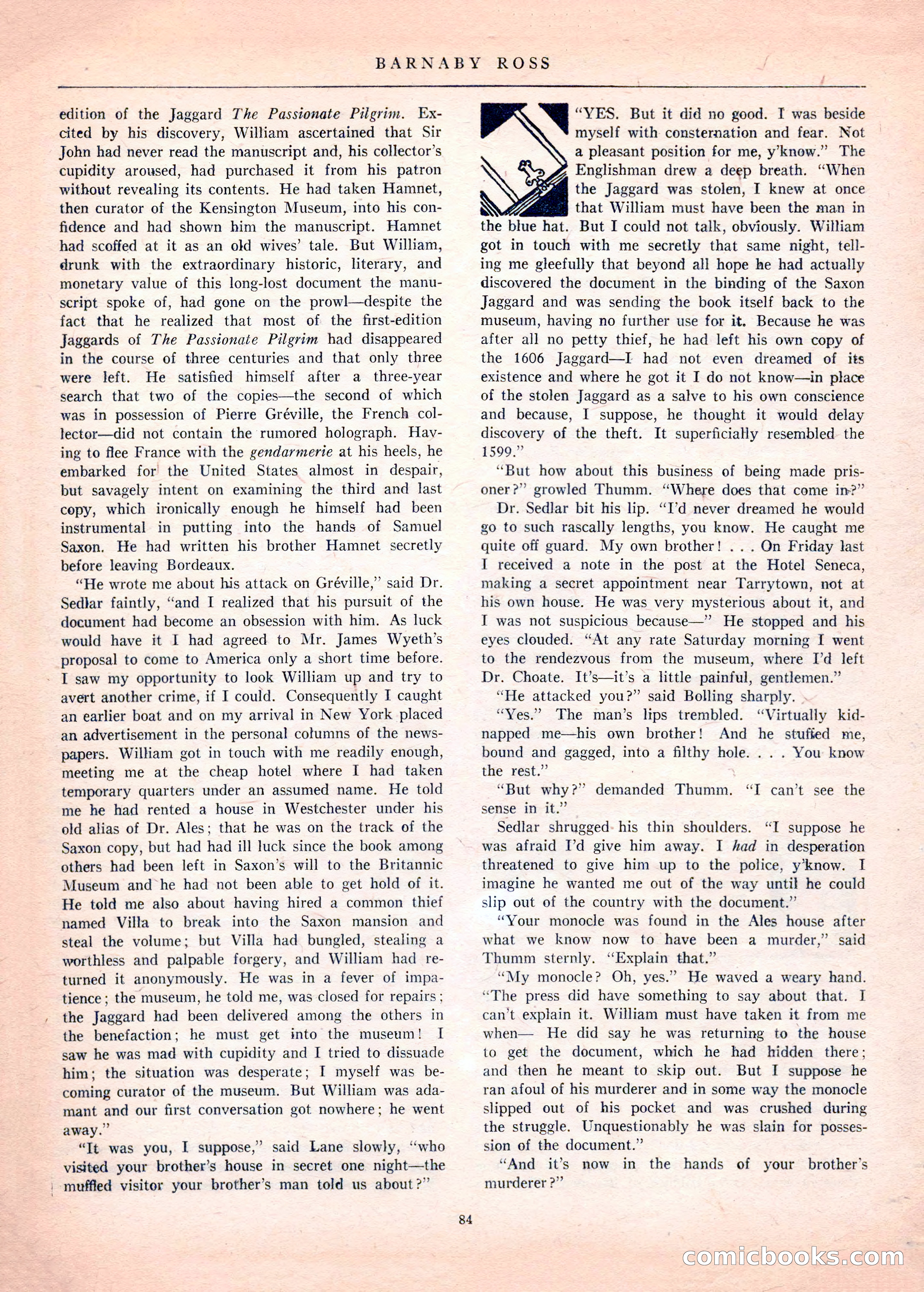 Mystery League, Vol. 1, No. 1 — page 86 of 164