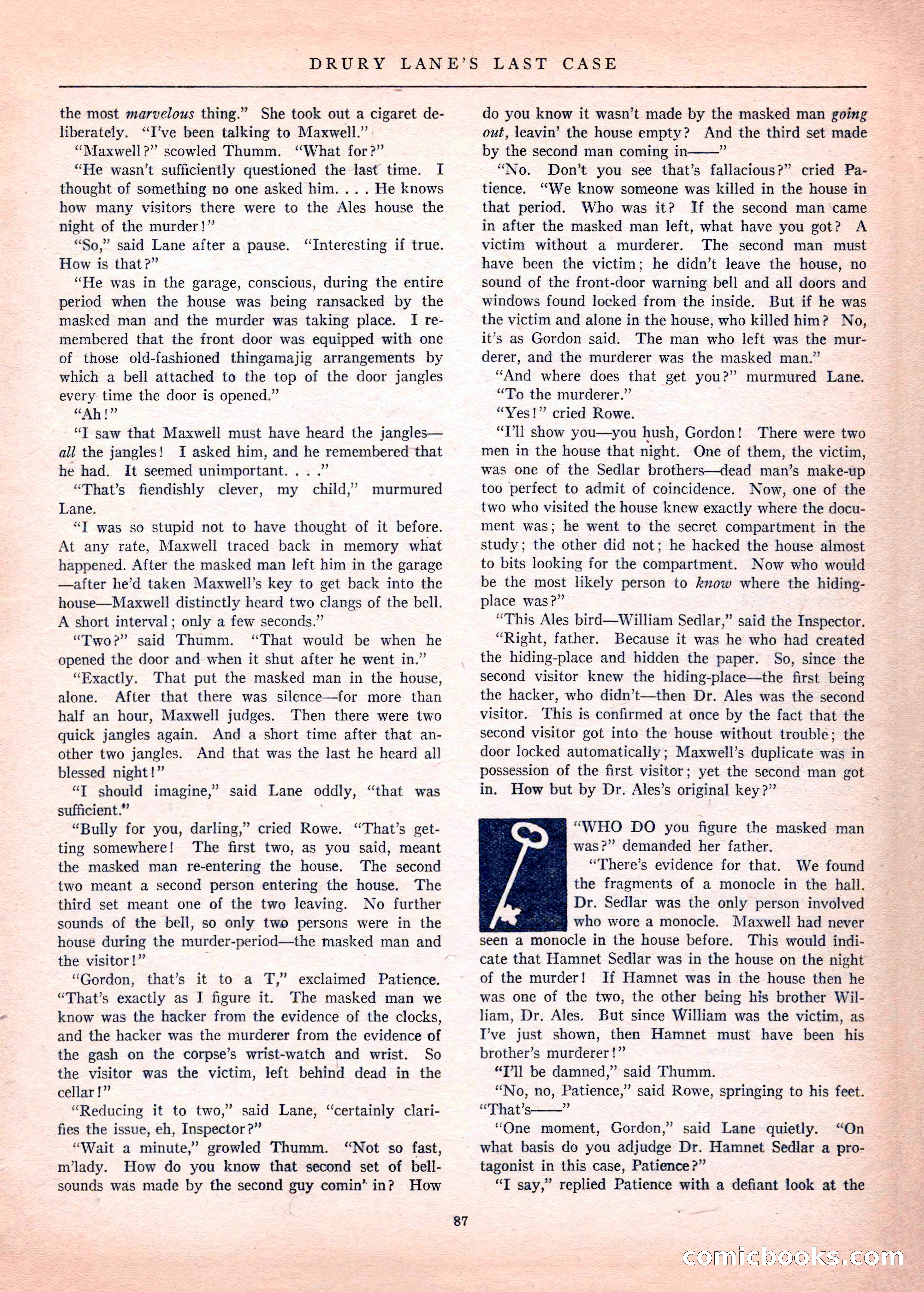 Mystery League, Vol. 1, No. 1 — page 89 of 164