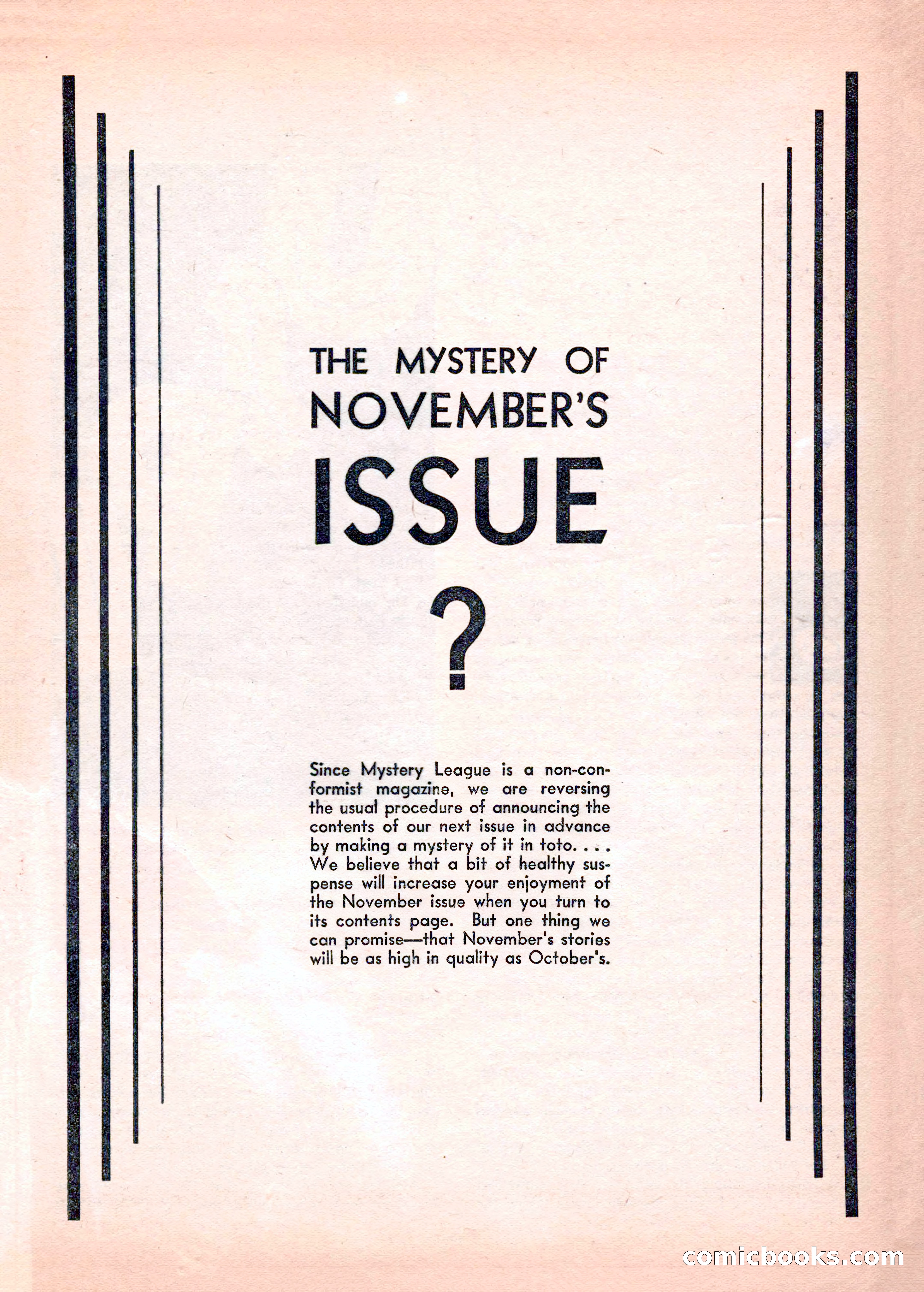 Mystery League, Vol. 1, No. 1 — page 103 of 164