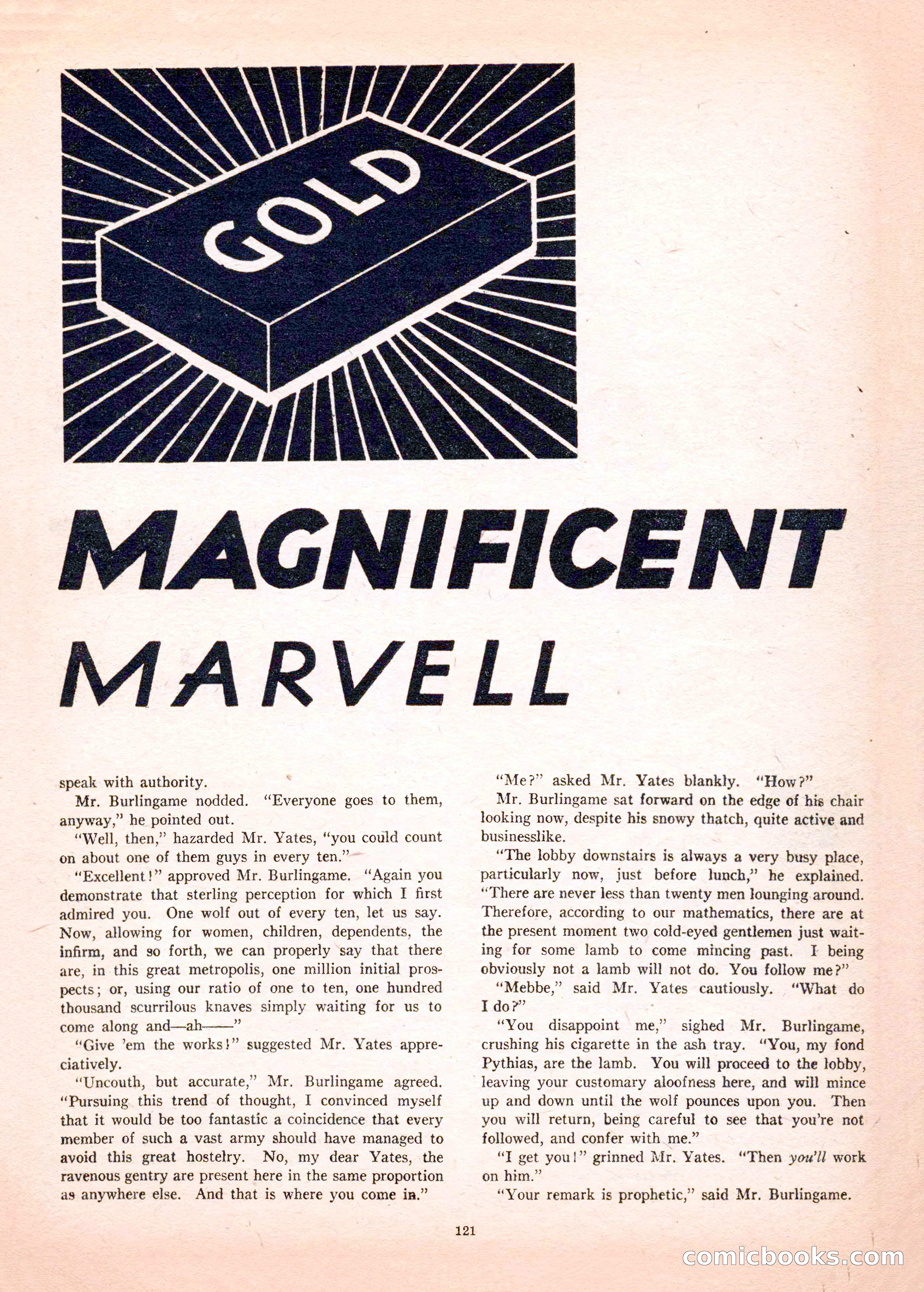 Mystery League, Vol. 1, No. 1 — page 123 of 164