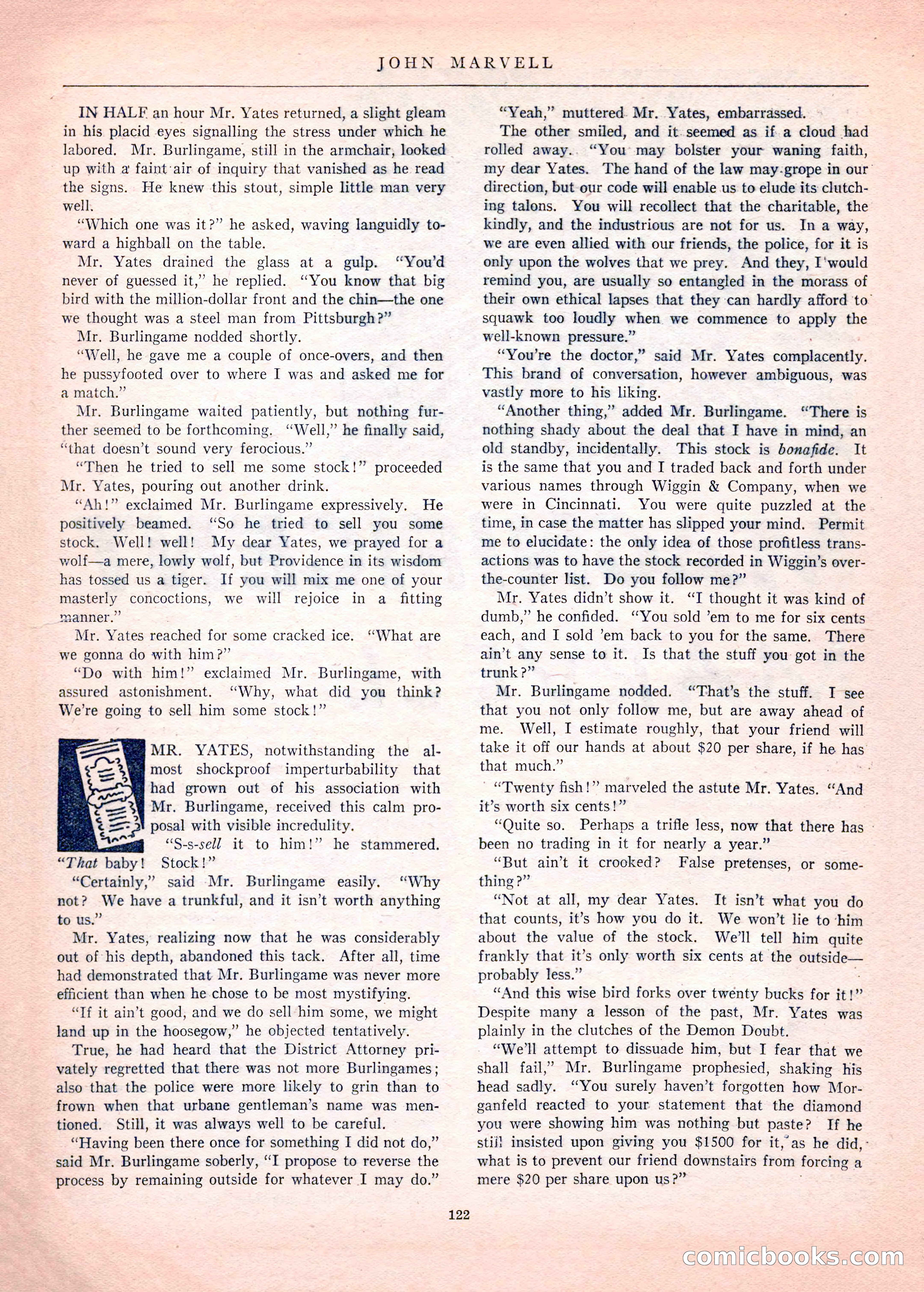 Mystery League, Vol. 1, No. 1 — page 124 of 164