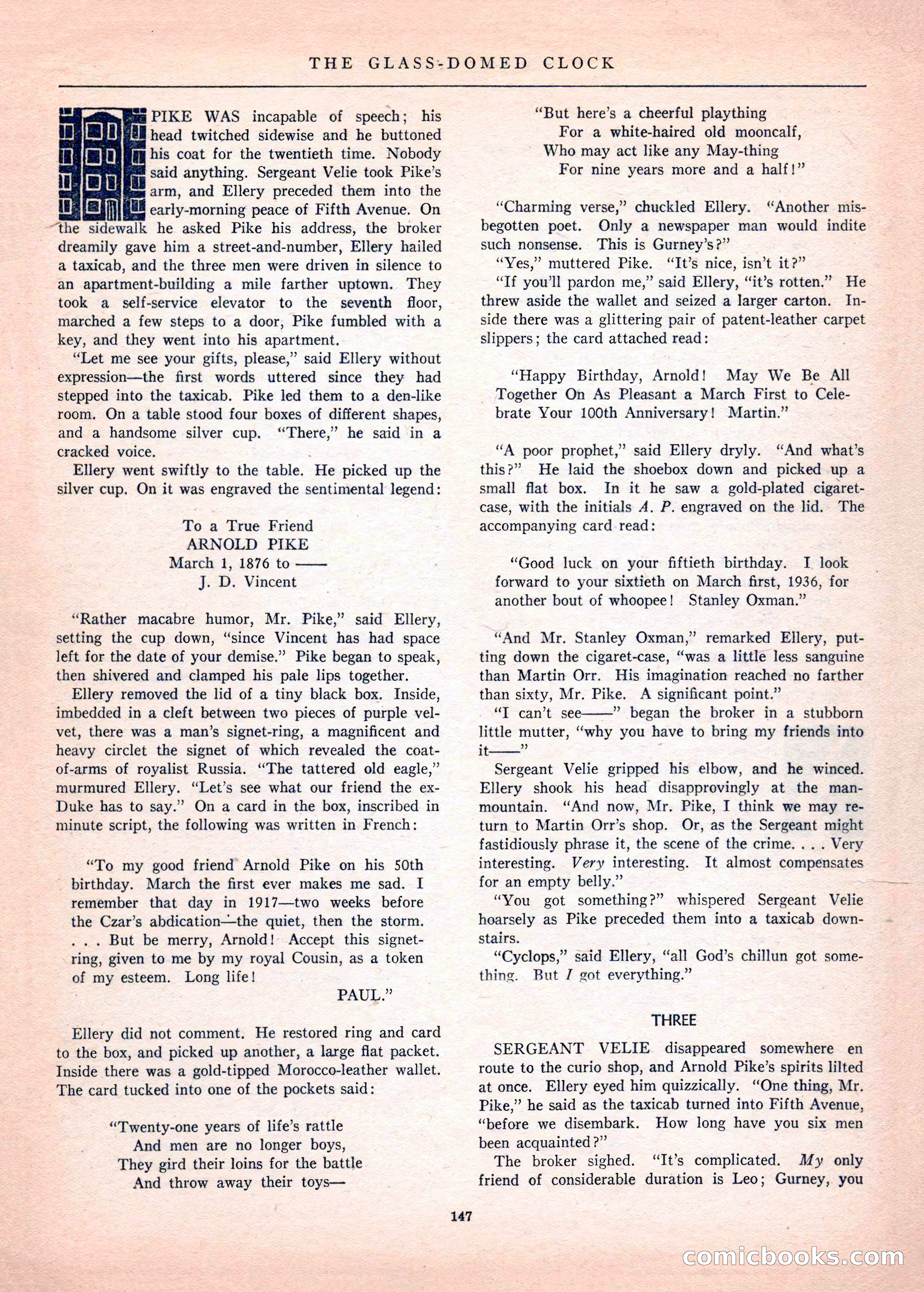 Mystery League, Vol. 1, No. 1 — page 149 of 164