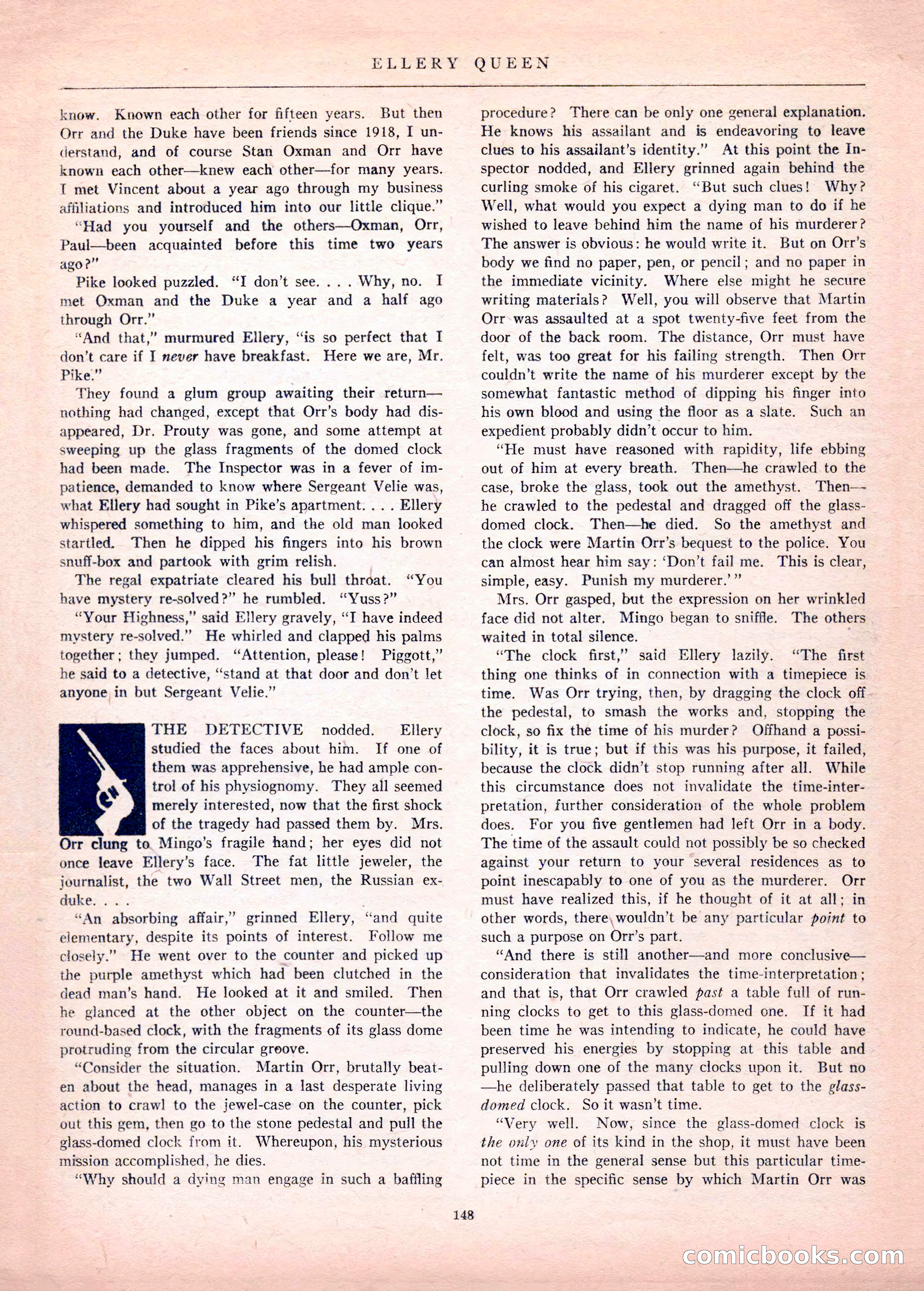 Mystery League, Vol. 1, No. 1 — page 150 of 164