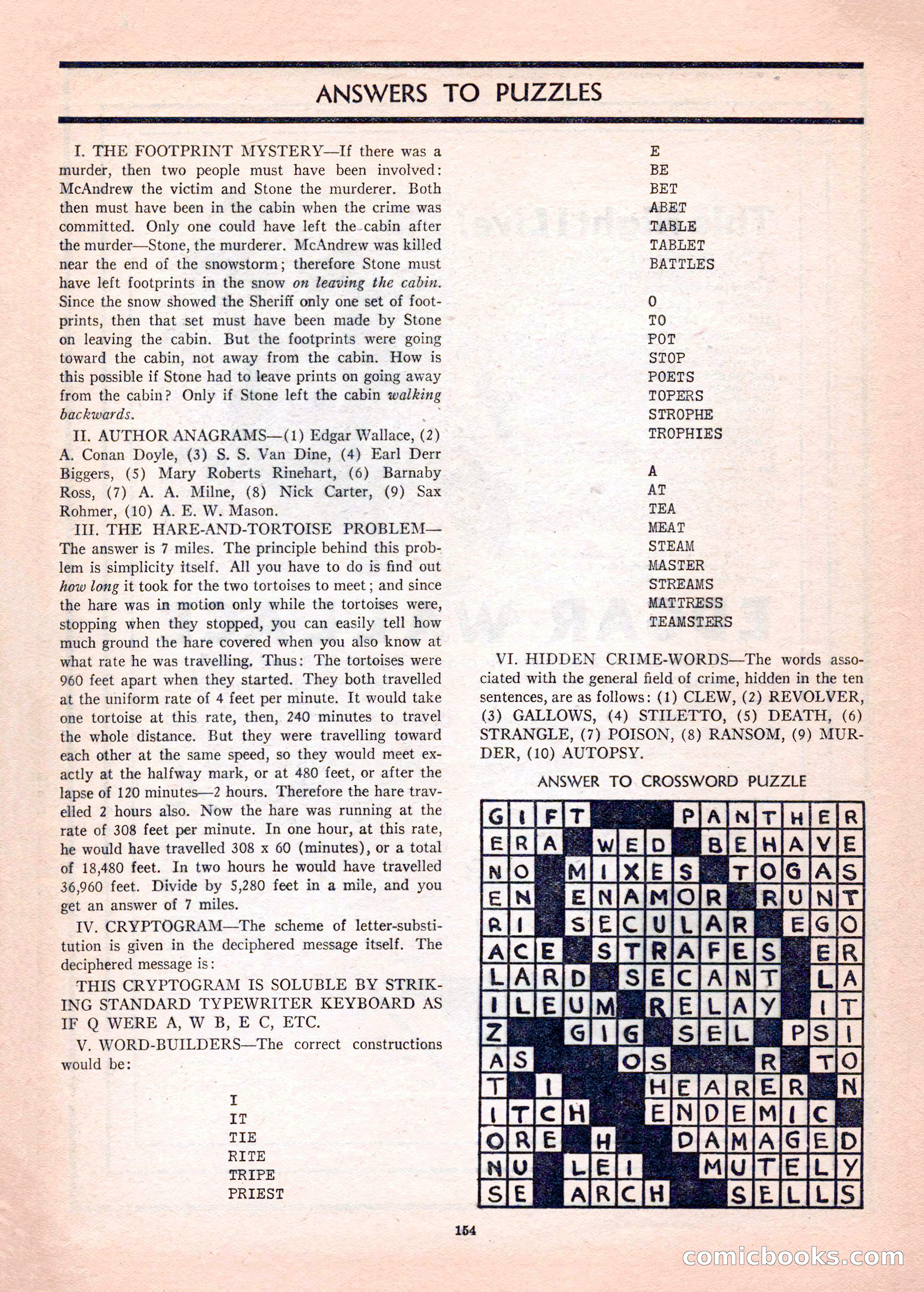Mystery League, Vol. 1, No. 1 — page 156 of 164