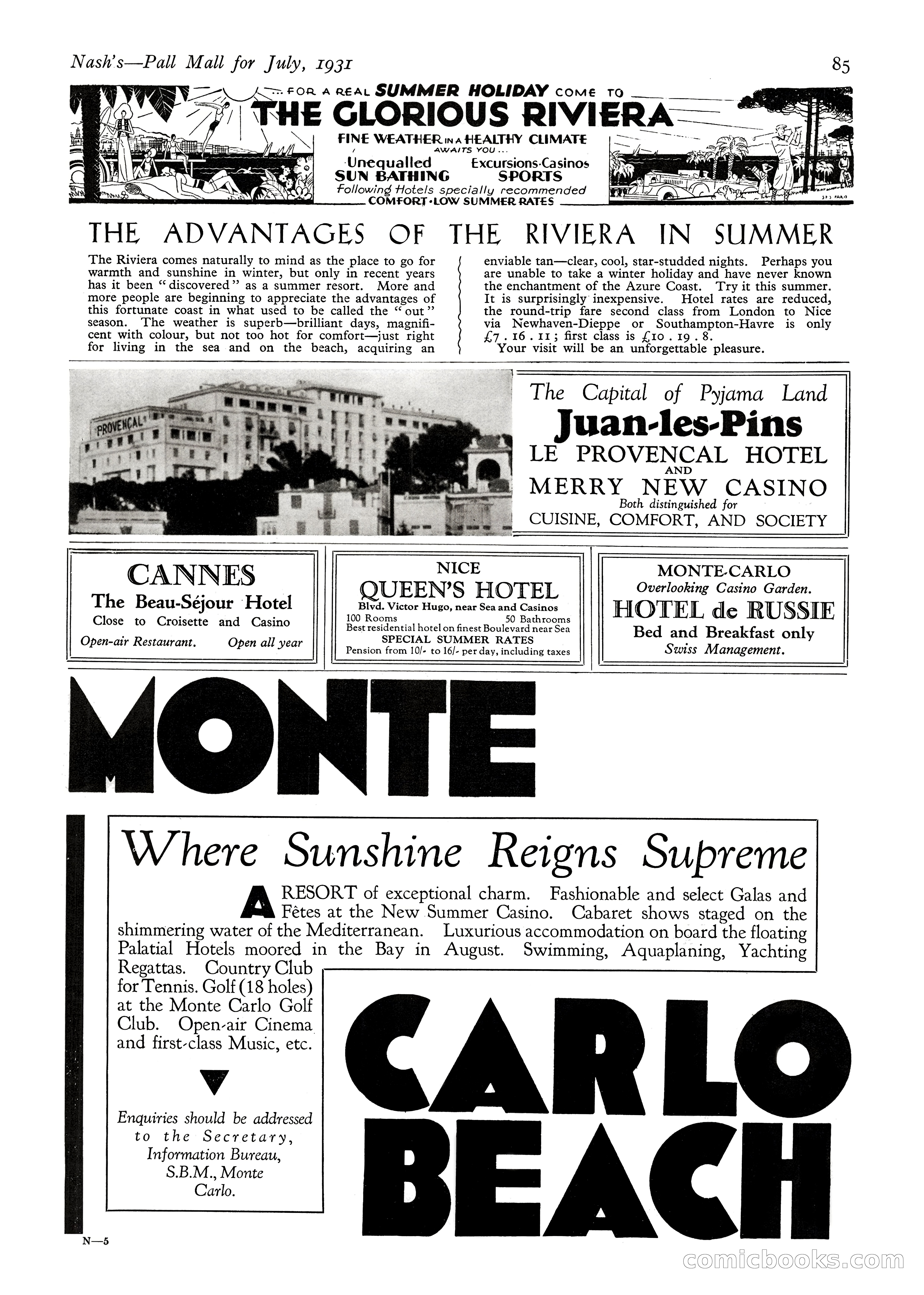 Nash's Pall Mall Magazine, July 1931 — page 87 of 128