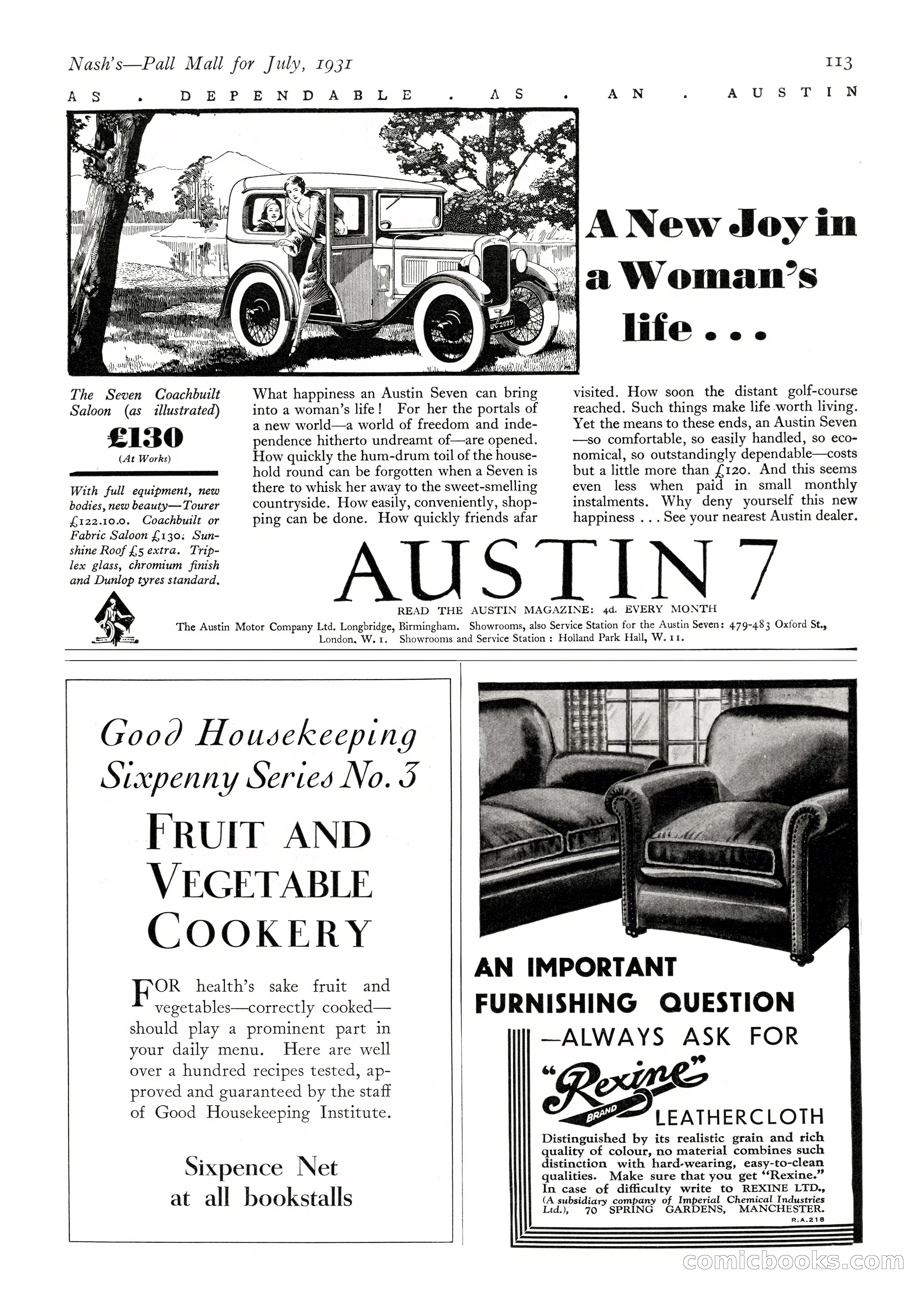 Nash's Pall Mall Magazine, July 1931 — page 115 of 128