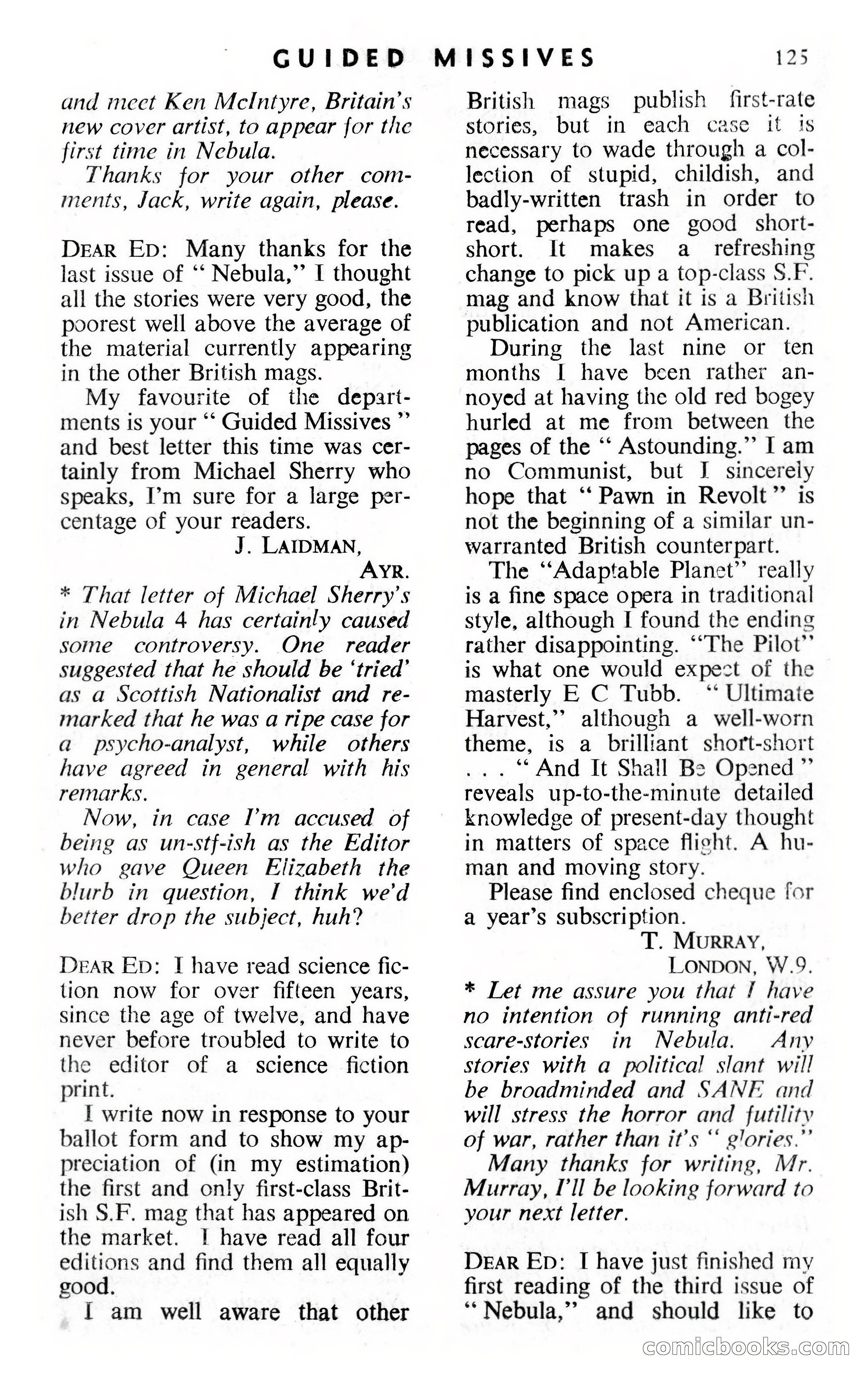 Nebula Science Fiction No. 5 — page 127 of 132