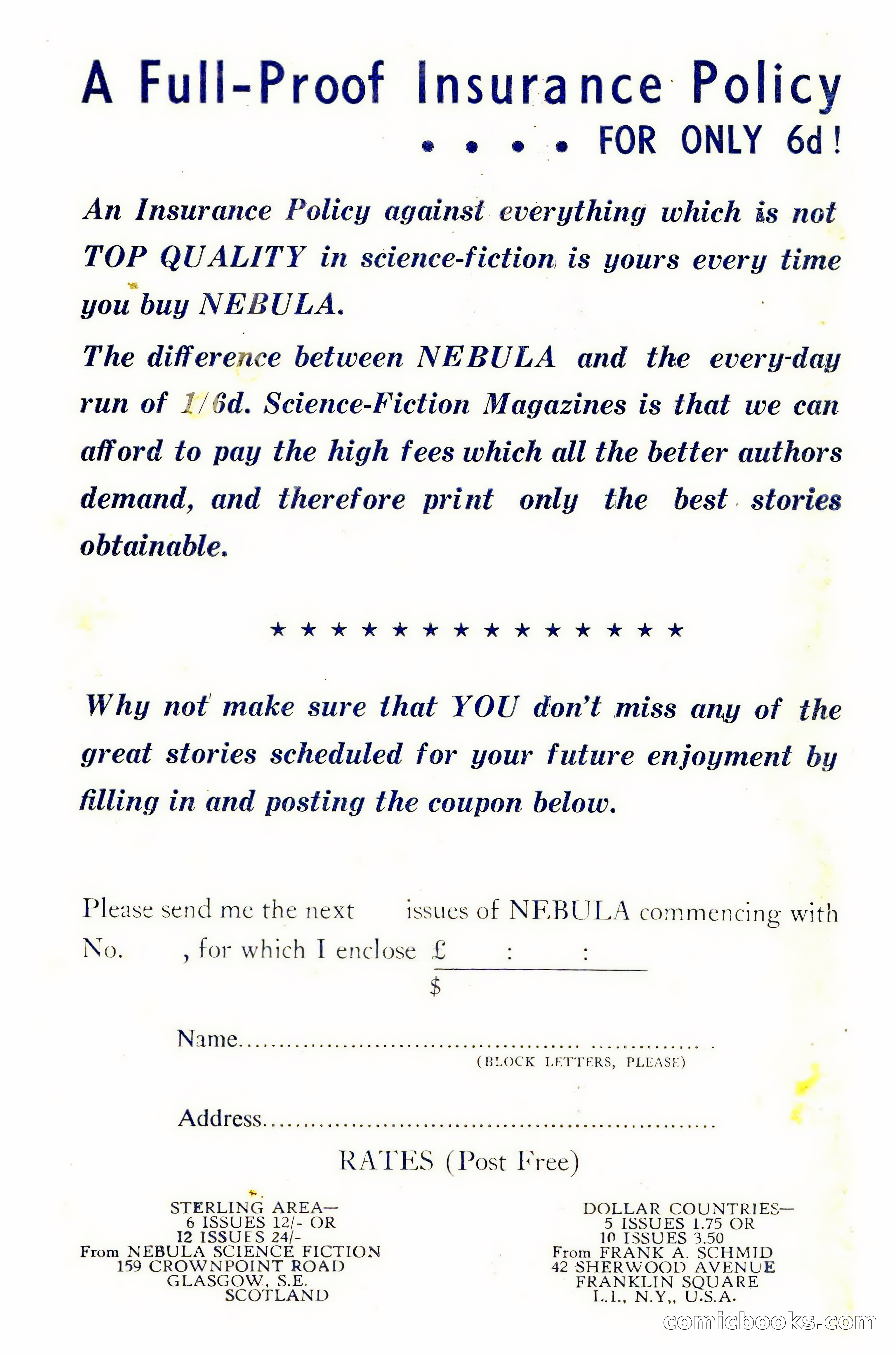 Nebula Science Fiction No. 5 — page 131 of 132