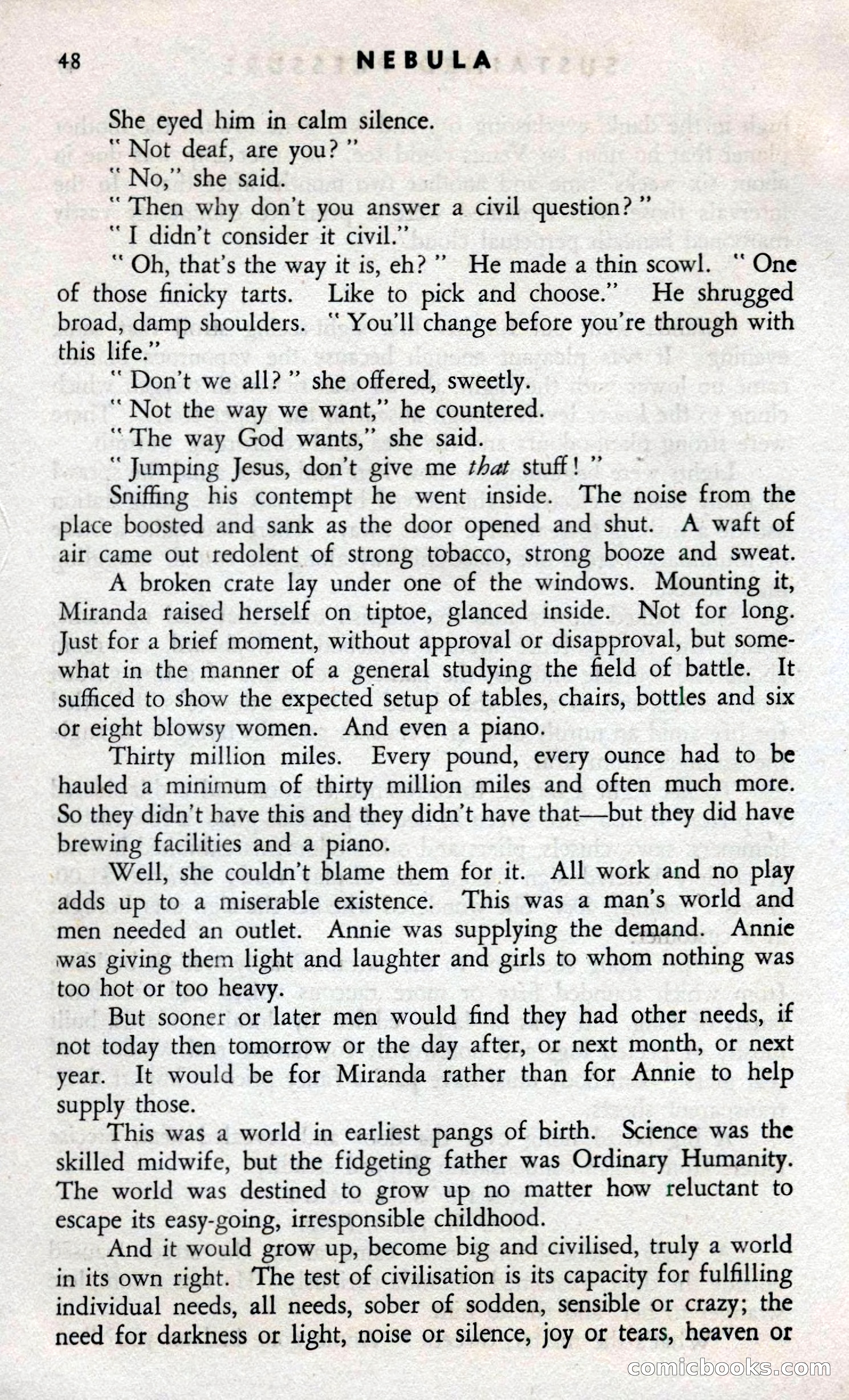Nebula Science Fiction, No. 6 — page 50 of 132