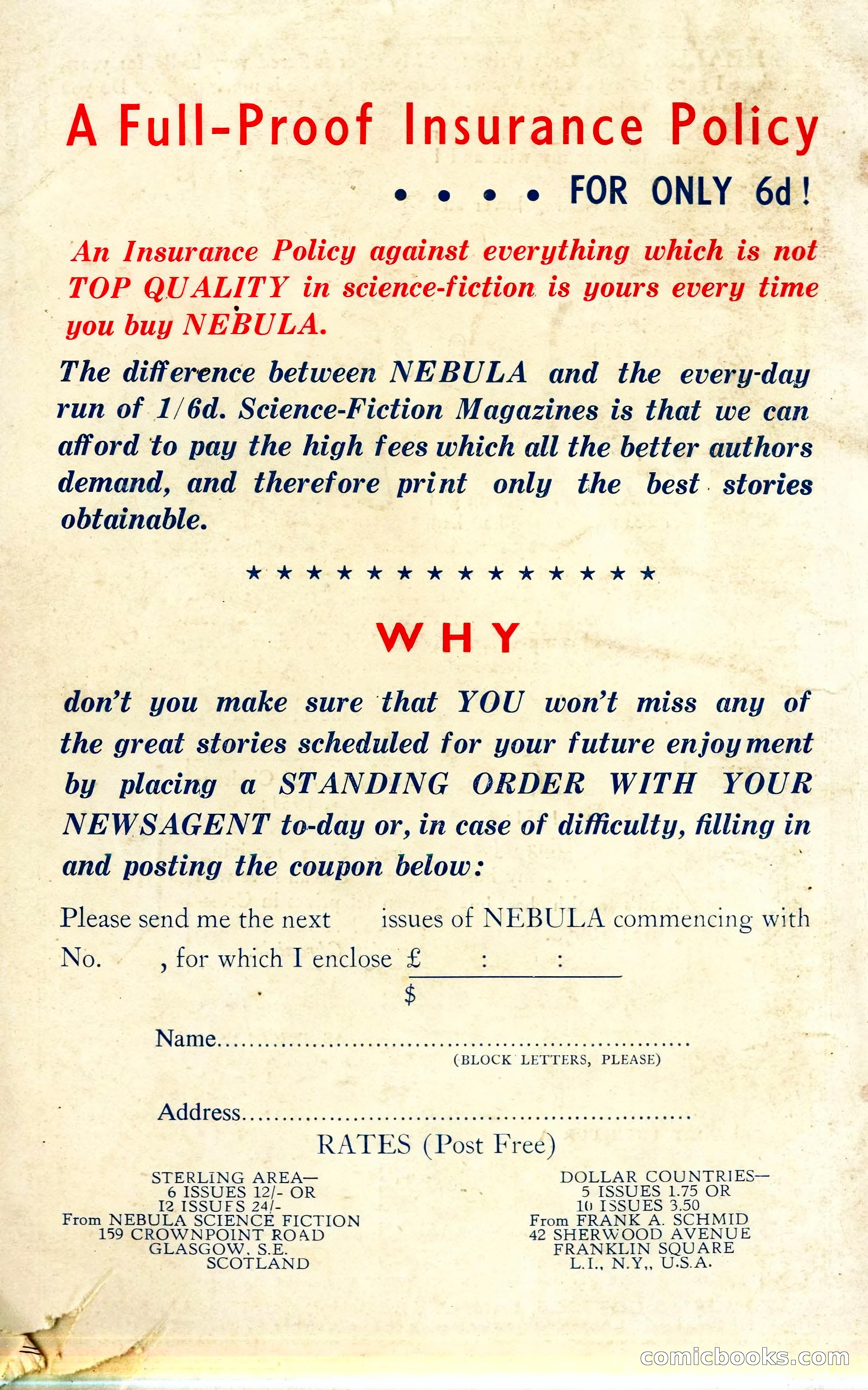 Nebula Science Fiction, No. 6 — page 131 of 132