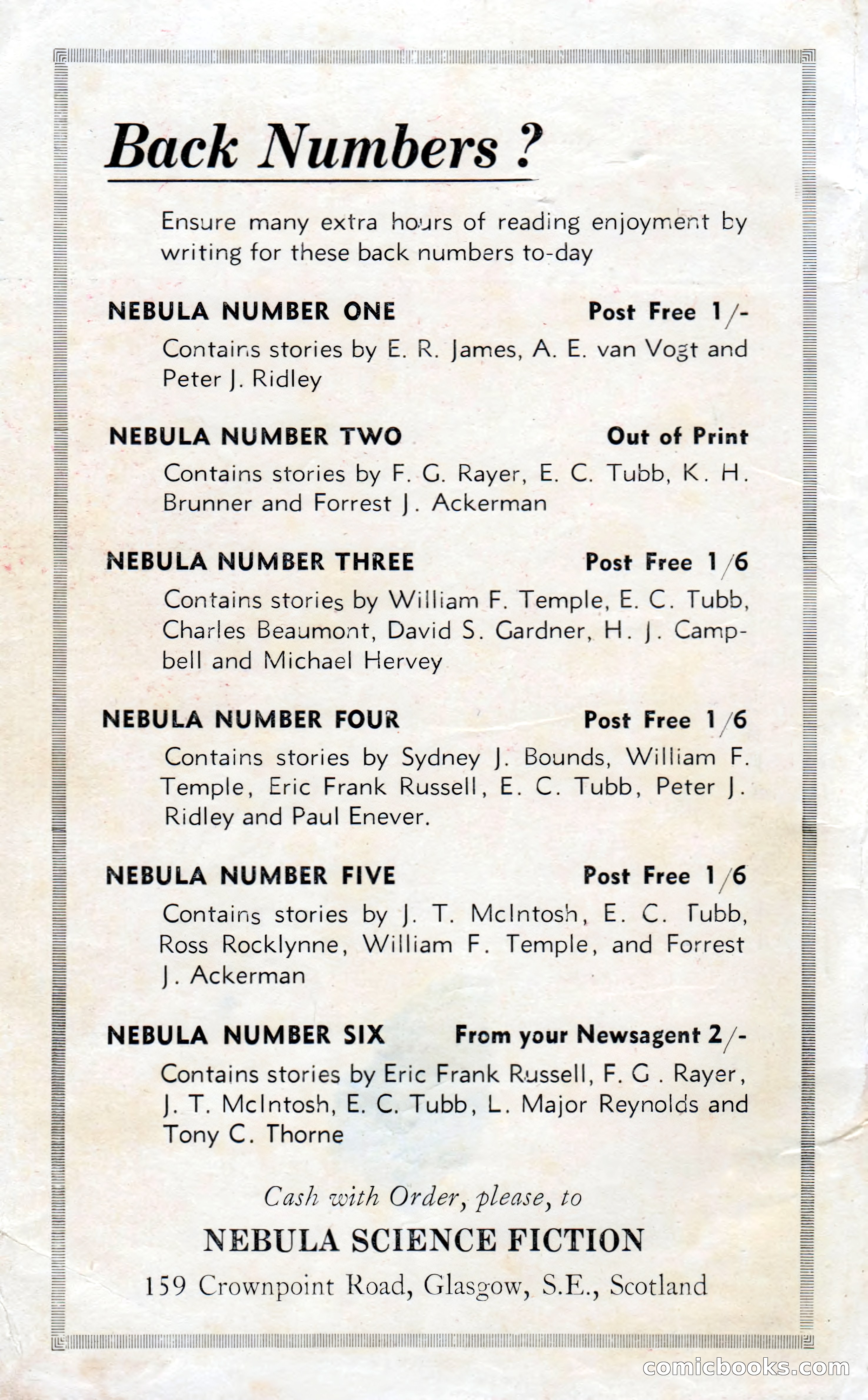 Nebula Science Fiction No. 7 — page 2 of 135