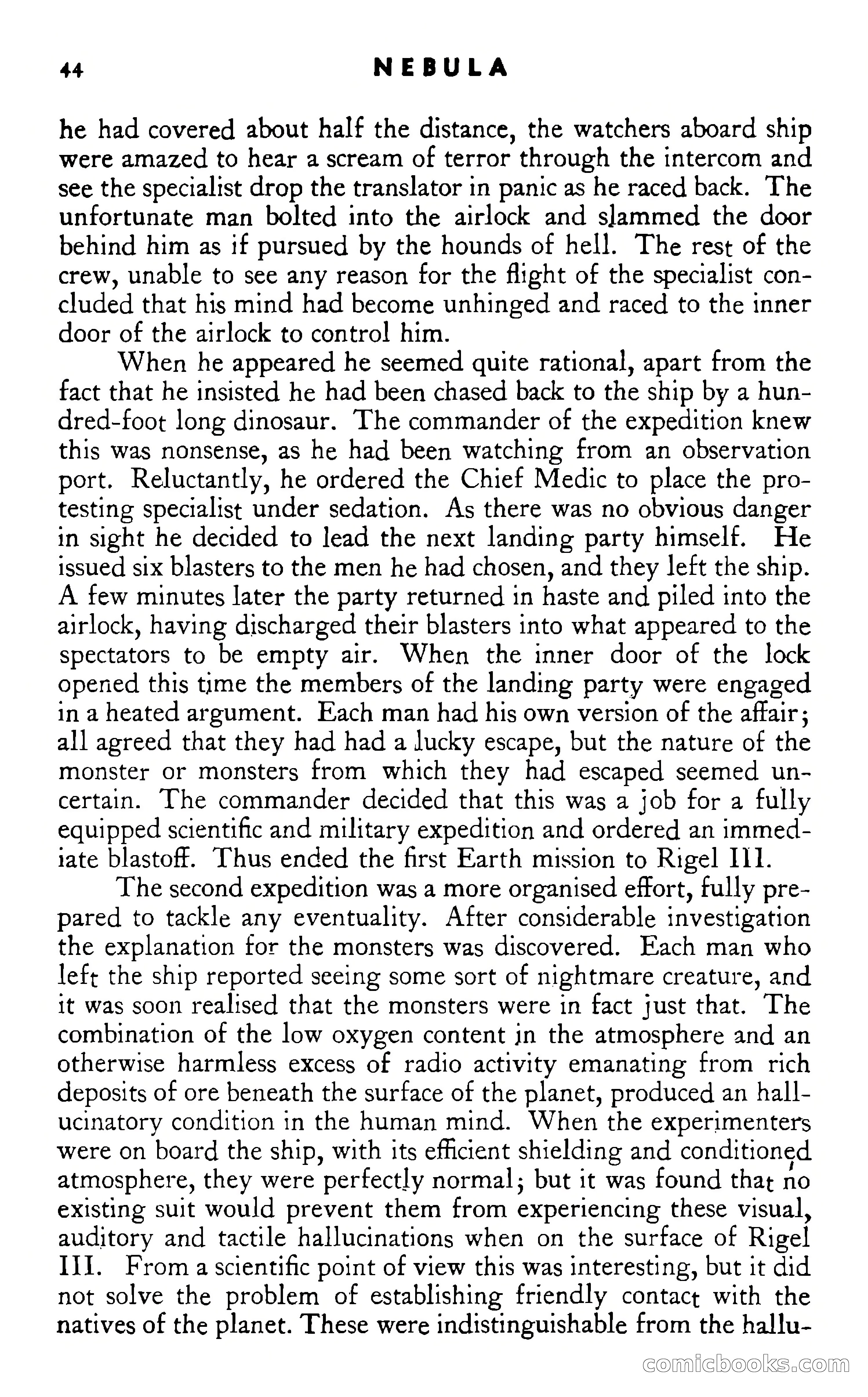 Nebula Science Fiction, Number 9 — page 46 of 134