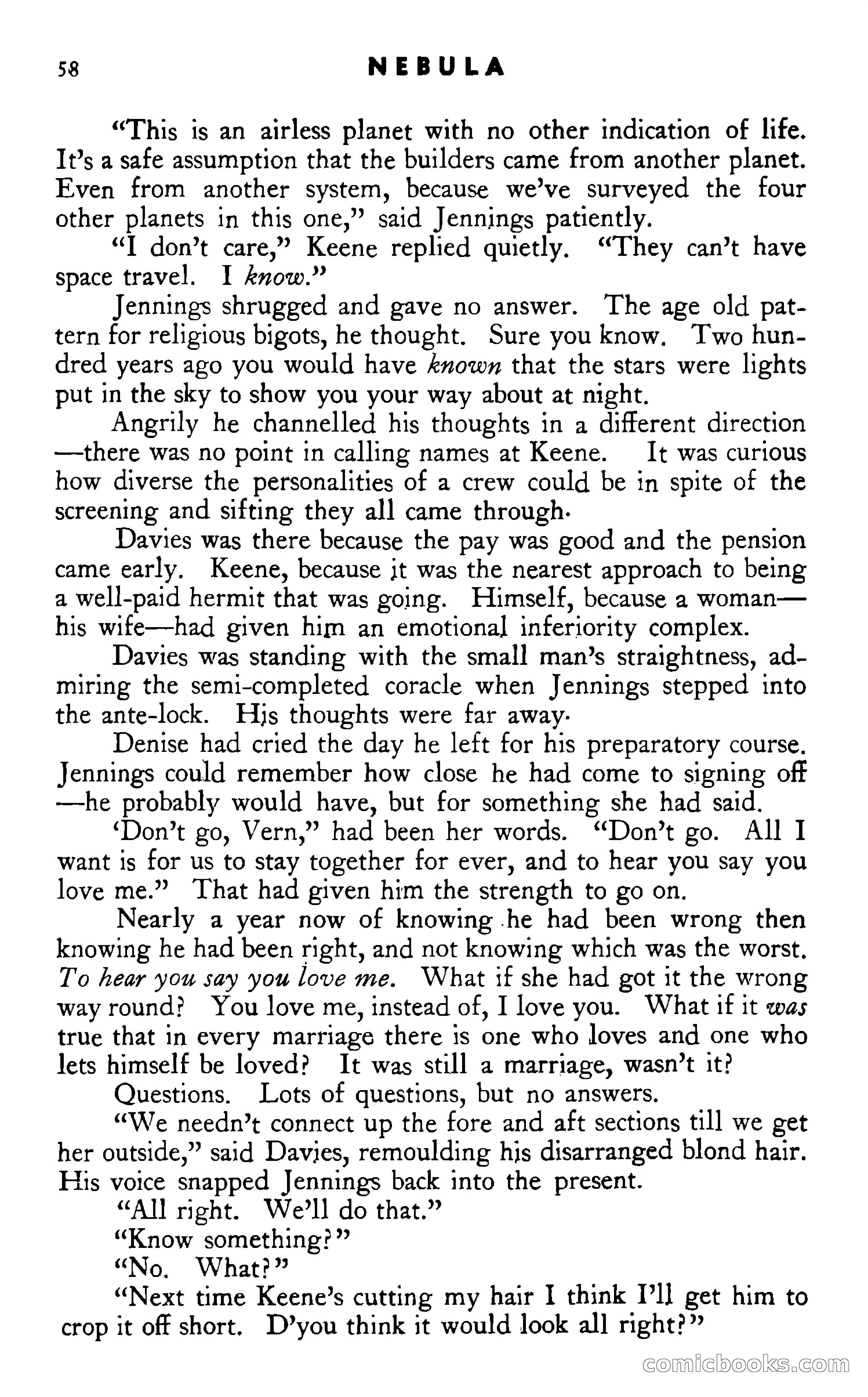 Nebula Science Fiction, Number 9 — page 60 of 134