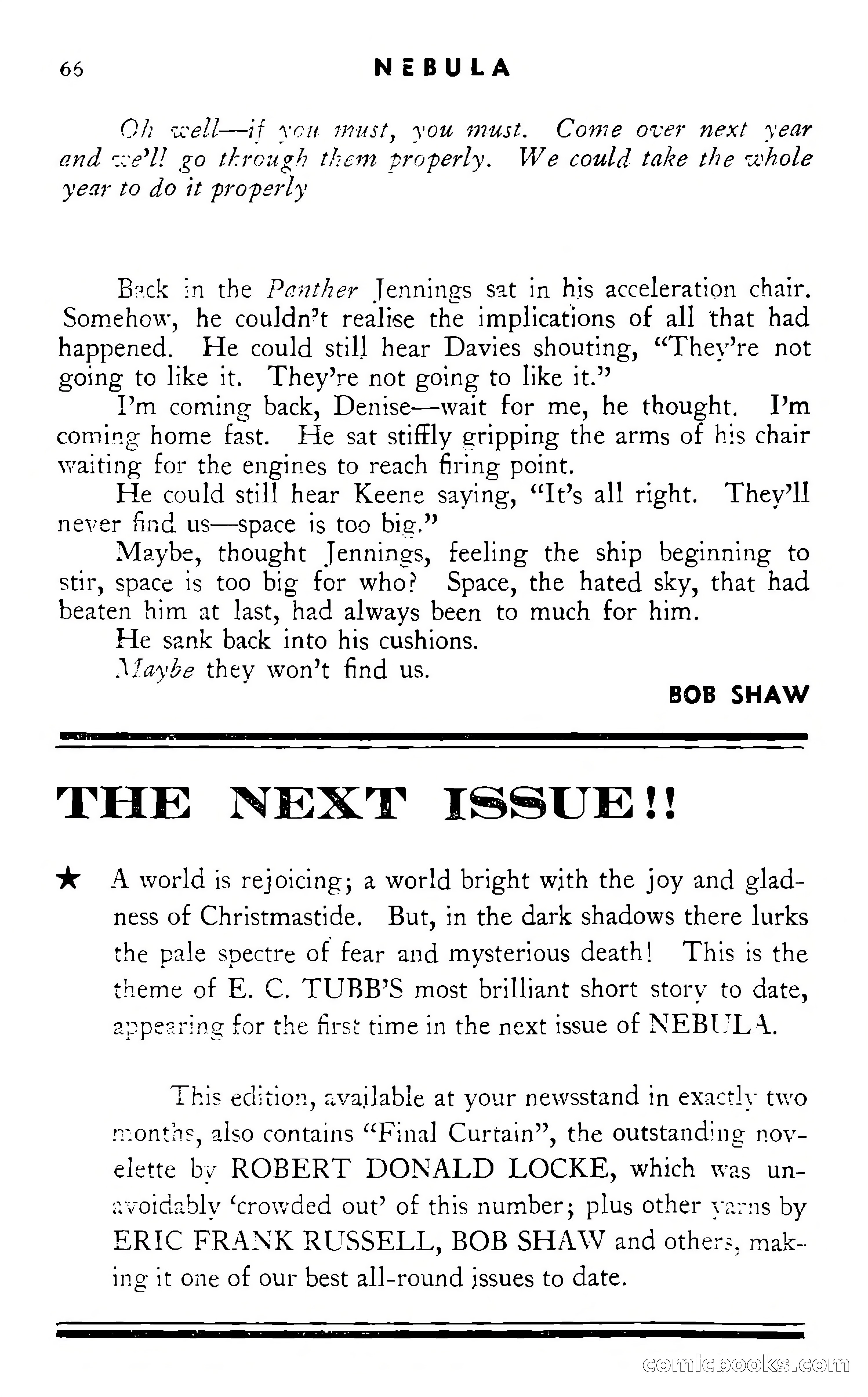 Nebula Science Fiction, Number 9 — page 68 of 134