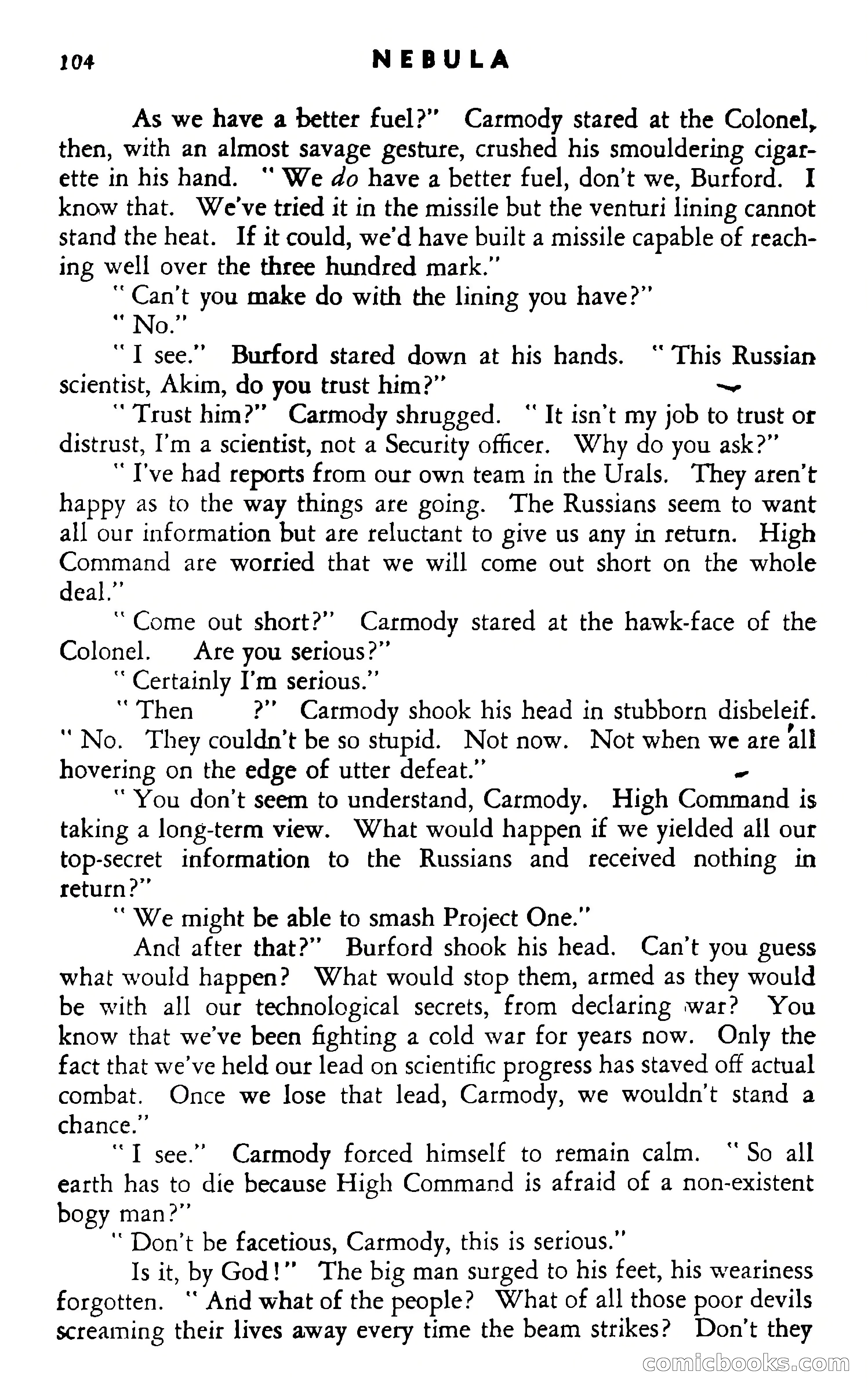 Nebula Science Fiction, Number 9 — page 106 of 134