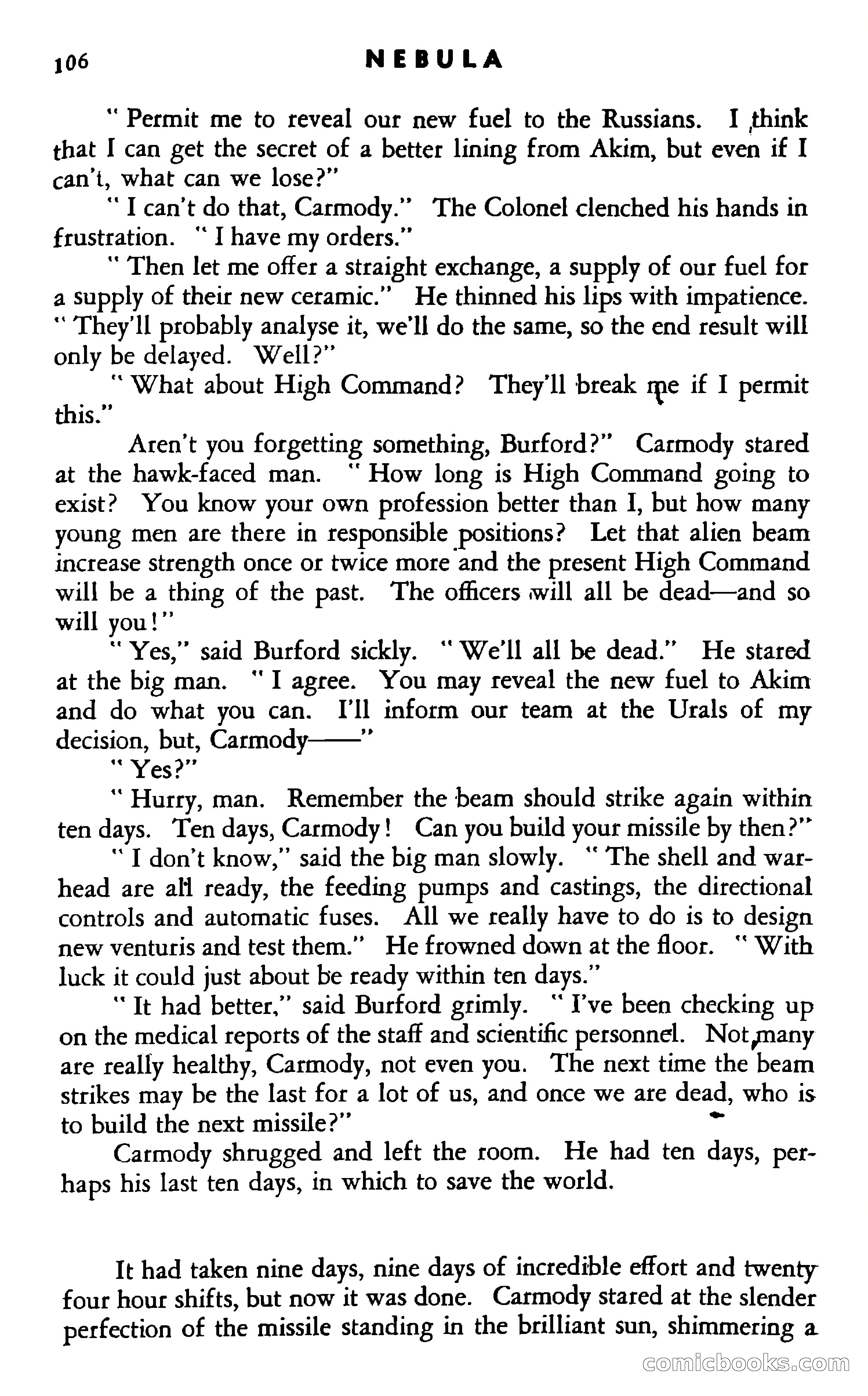 Nebula Science Fiction, Number 9 — page 108 of 134