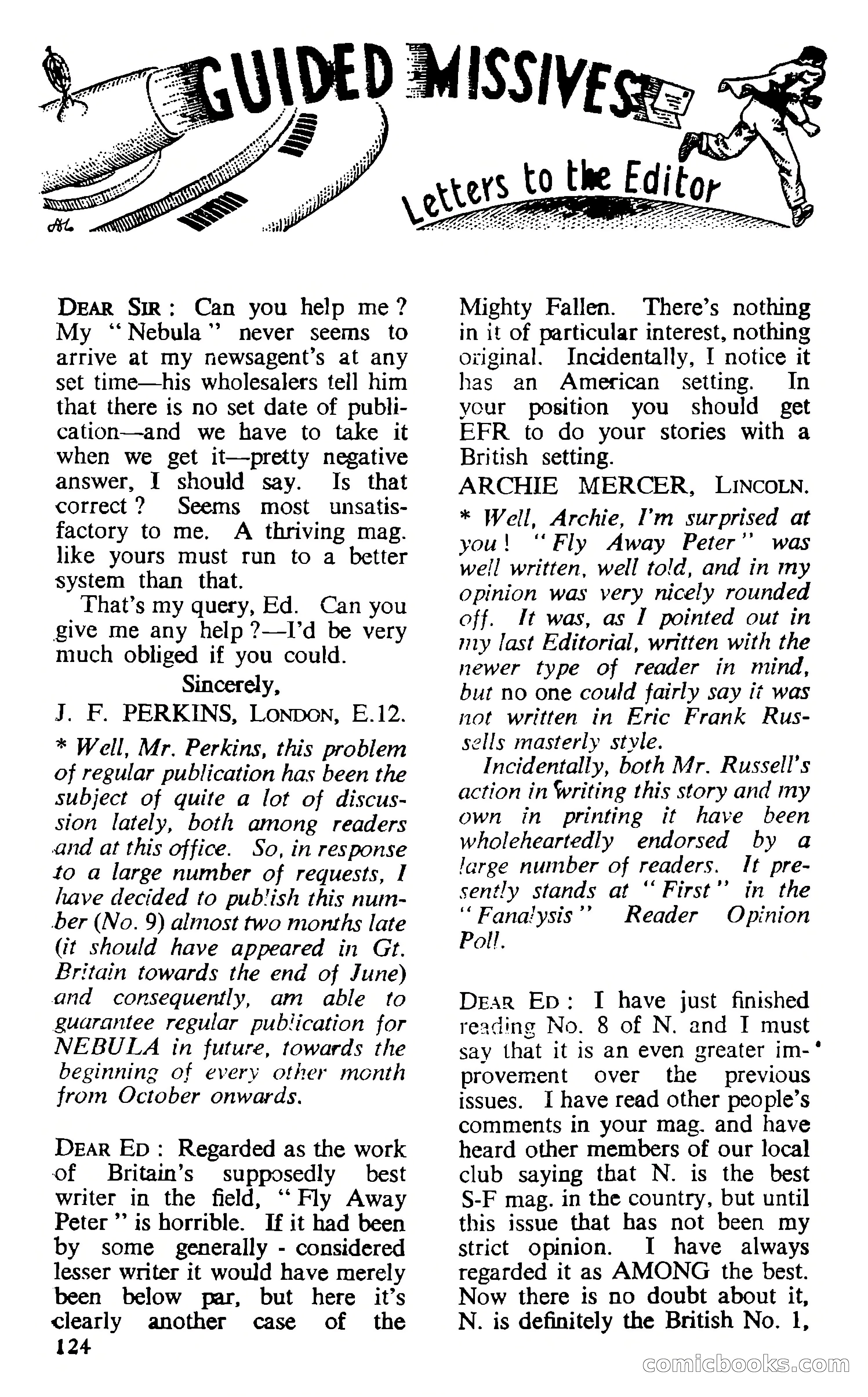 Nebula Science Fiction, Number 9 — page 126 of 134