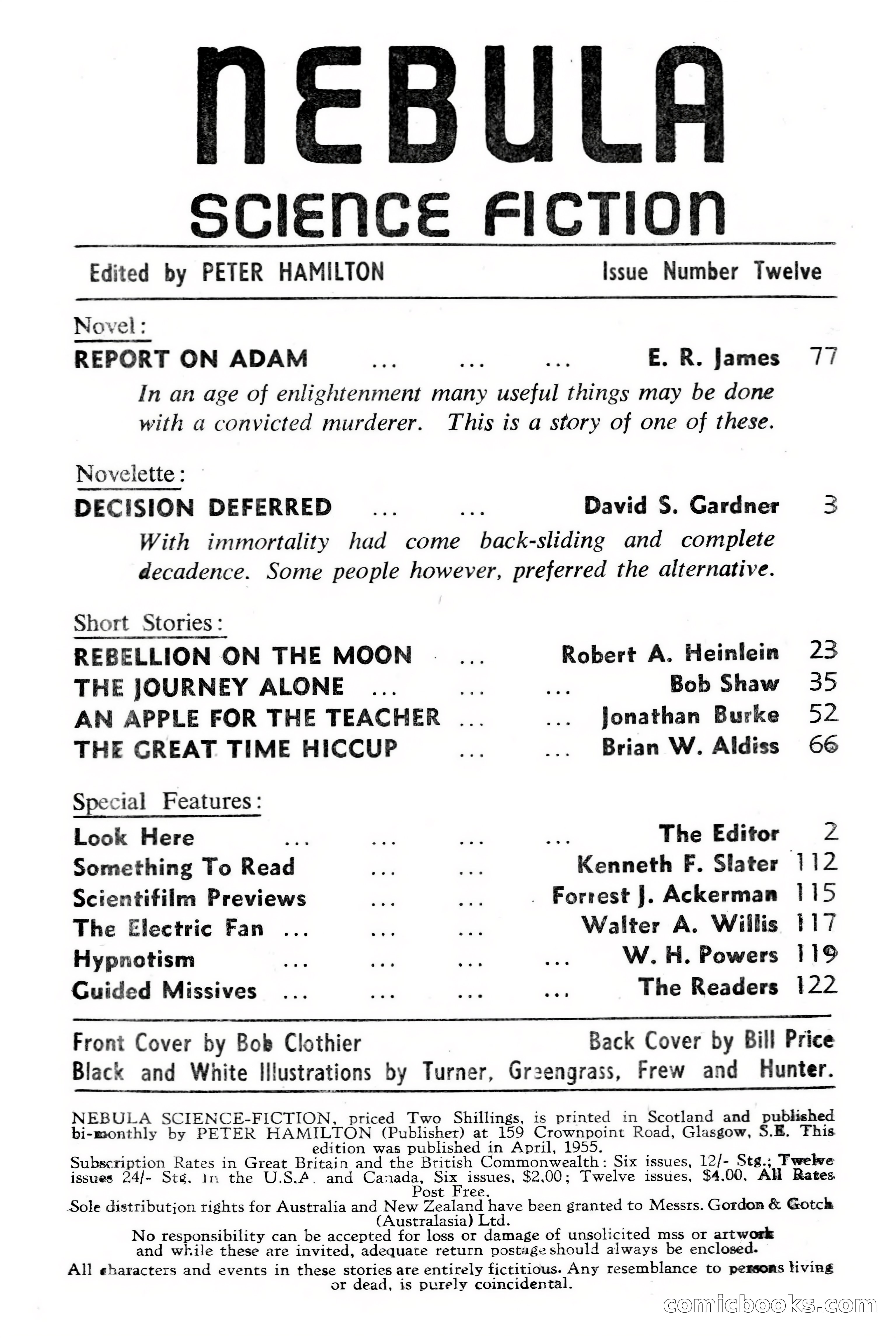 Nebula Science Fiction, April 1955 — page 3 of 132