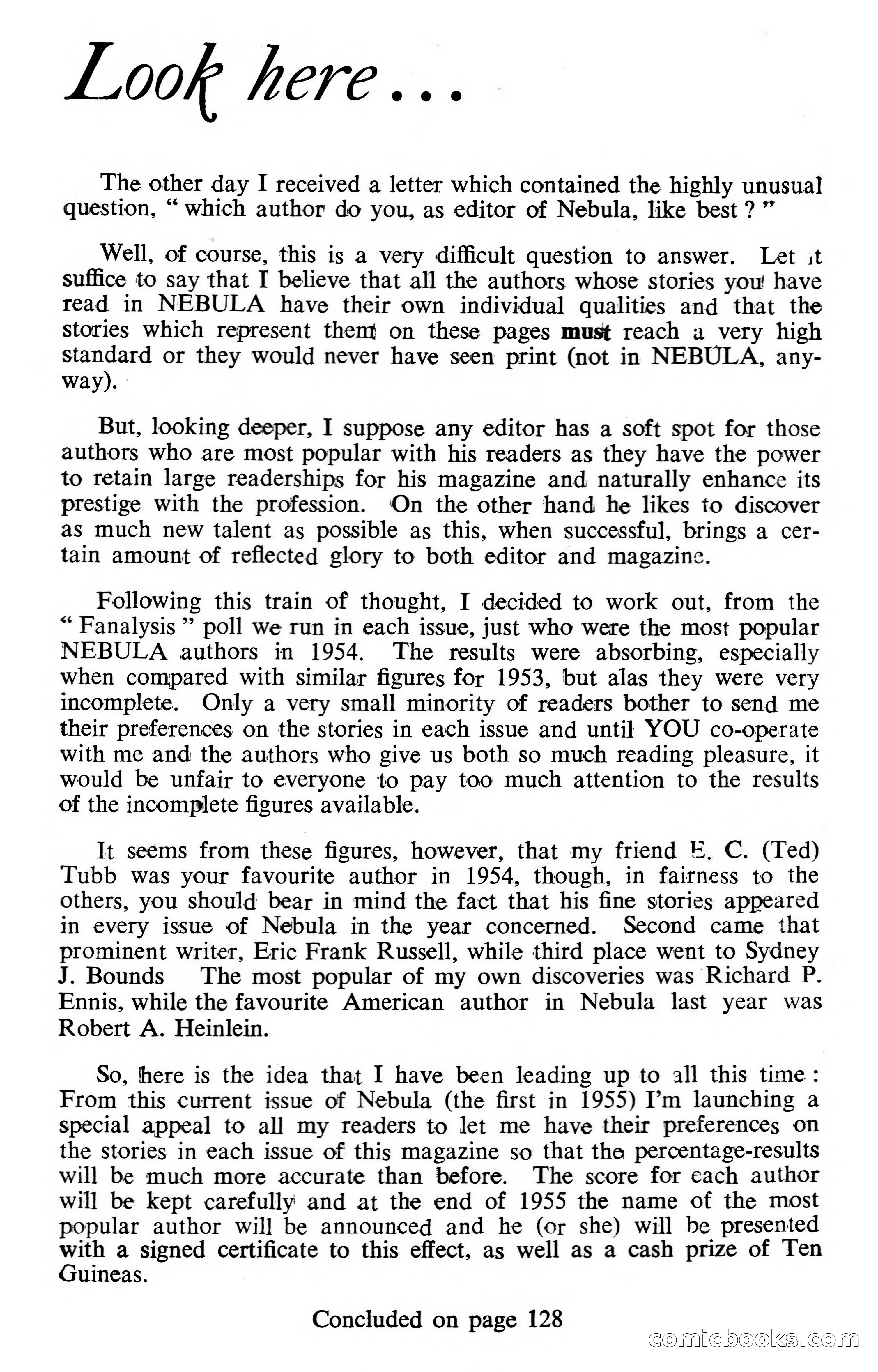 Nebula Science Fiction, April 1955 — page 4 of 132