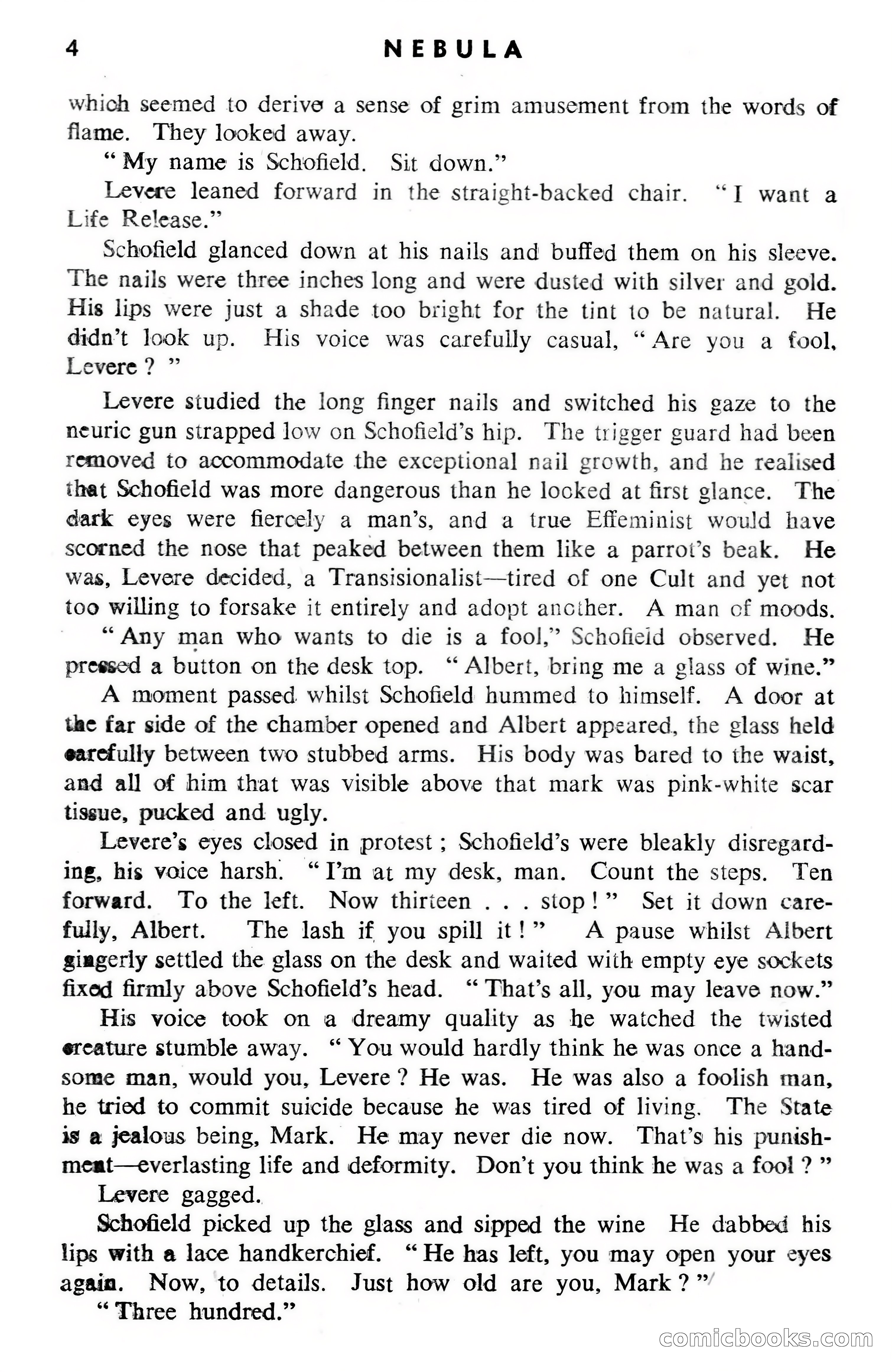 Nebula Science Fiction, April 1955 — page 6 of 132