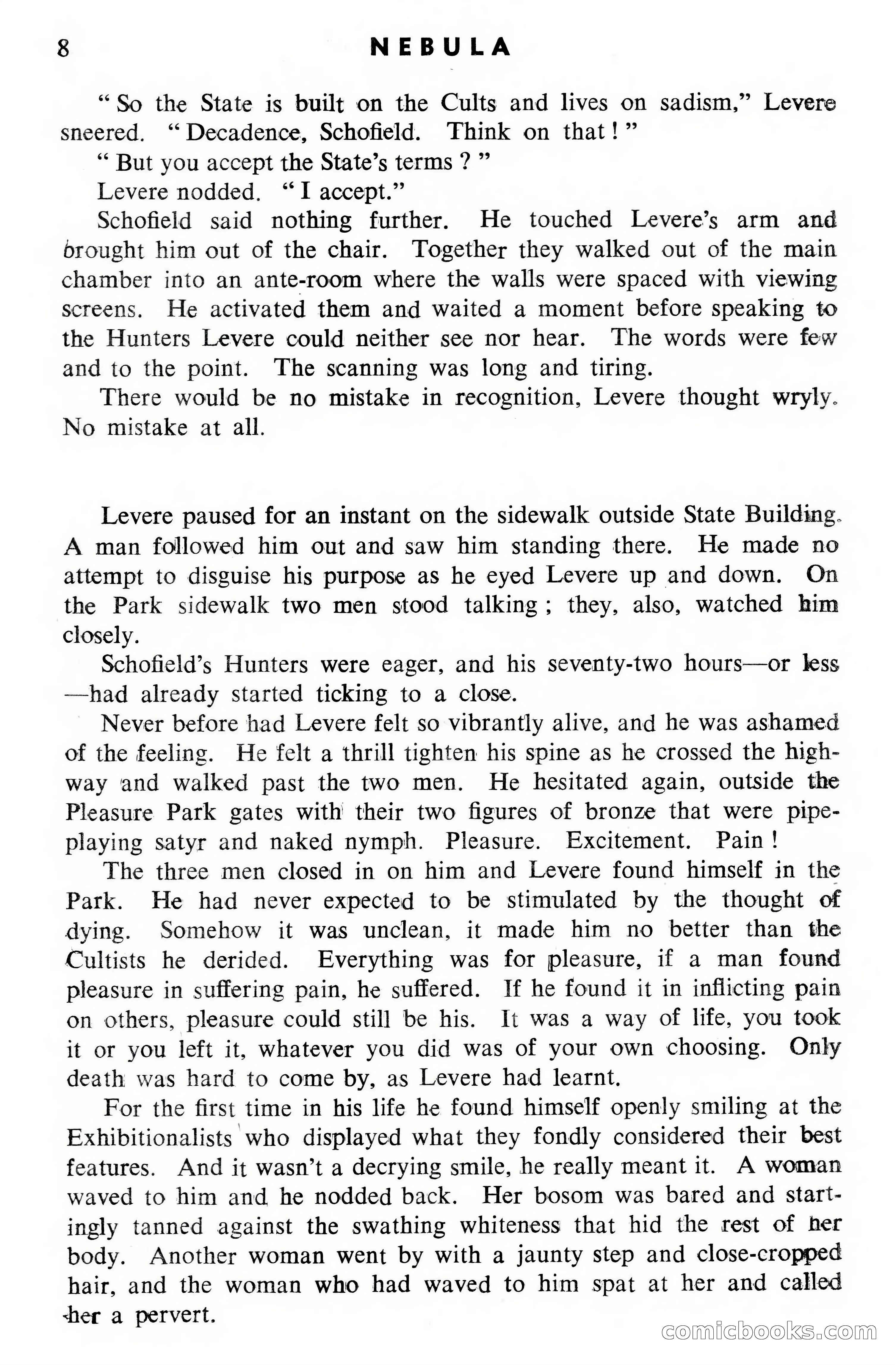 Nebula Science Fiction, April 1955 — page 10 of 132