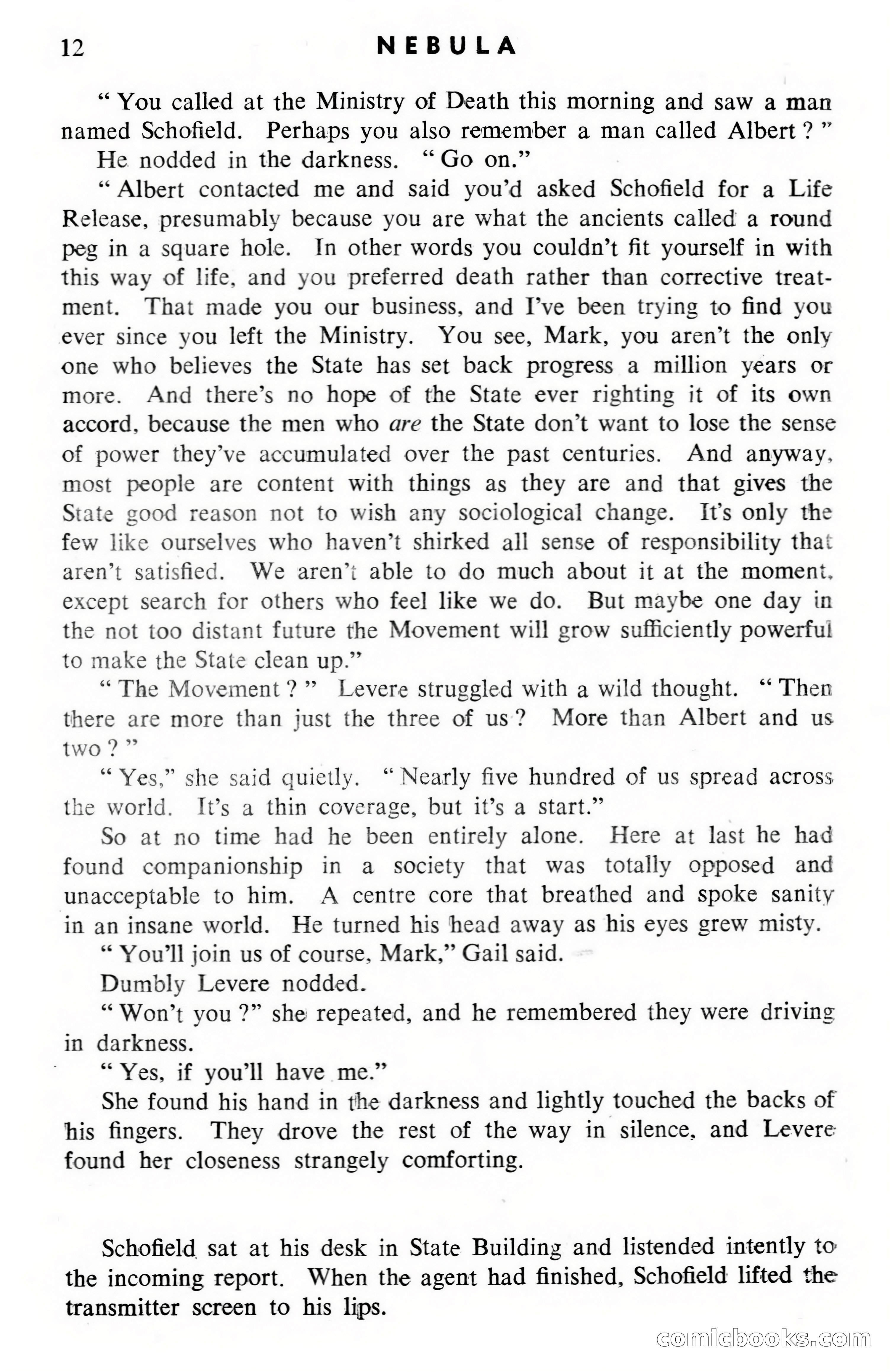 Nebula Science Fiction, April 1955 — page 14 of 132