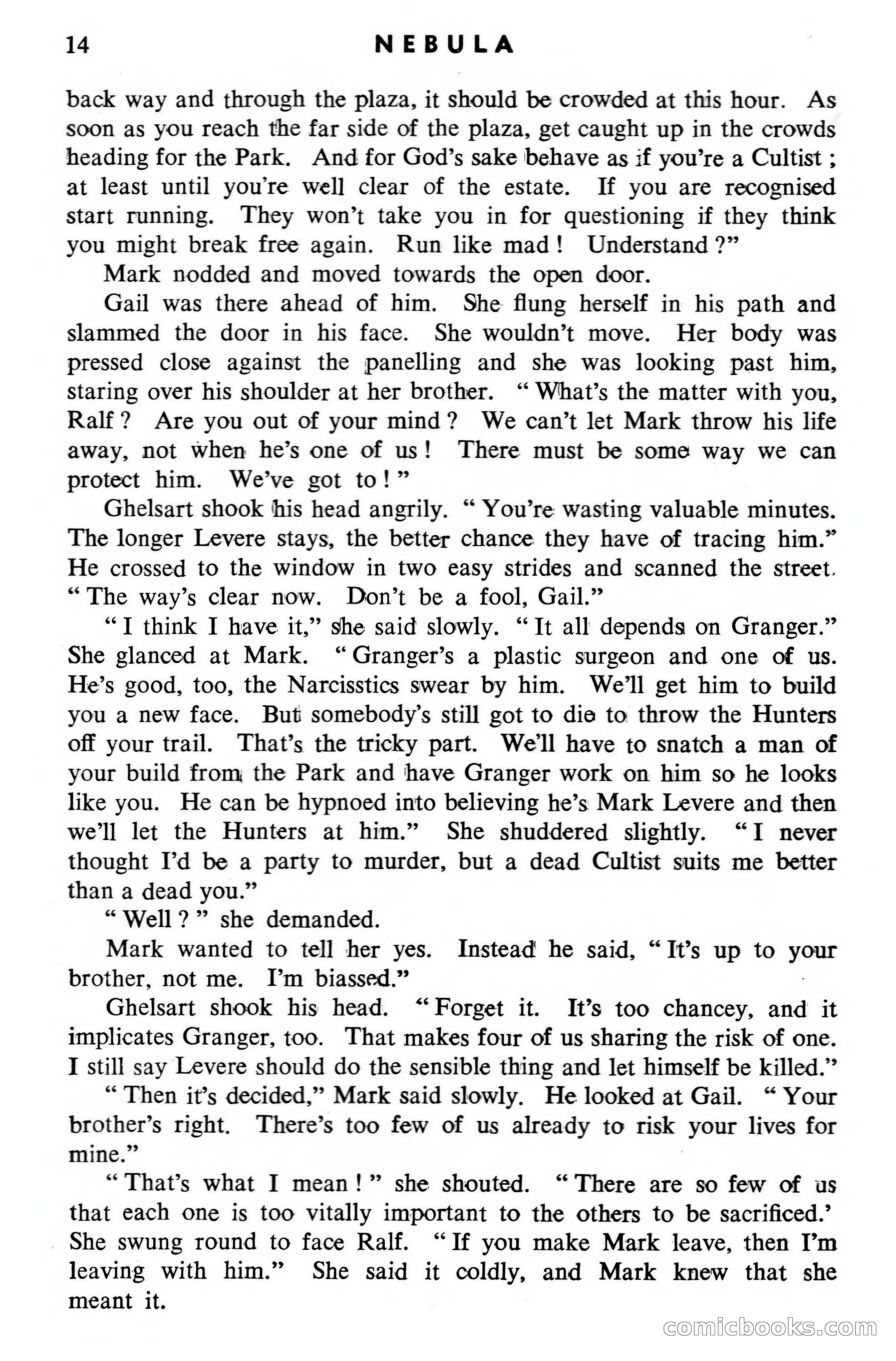 Nebula Science Fiction, April 1955 — page 16 of 132