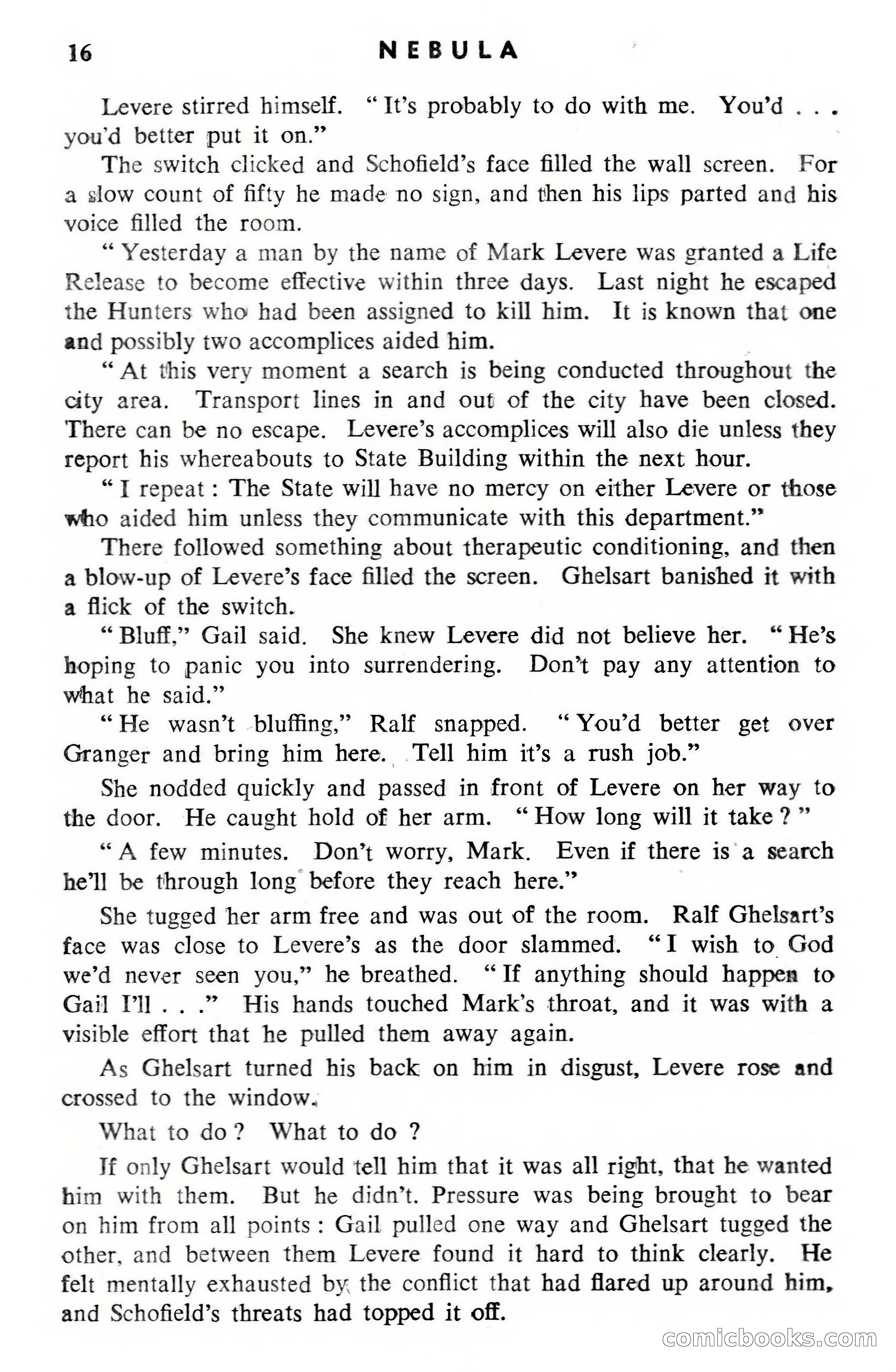 Nebula Science Fiction, April 1955 — page 18 of 132