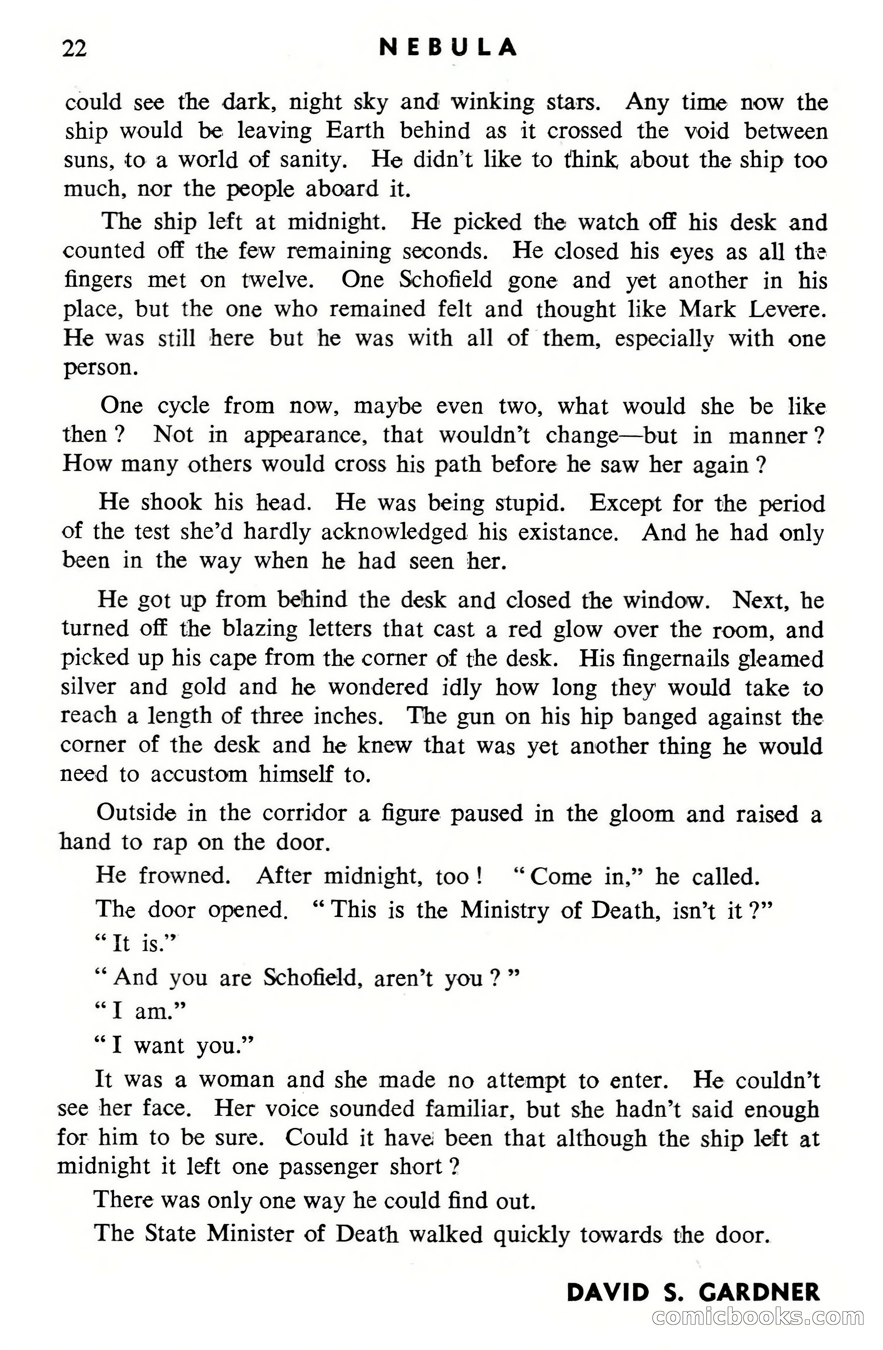 Nebula Science Fiction, April 1955 — page 24 of 132