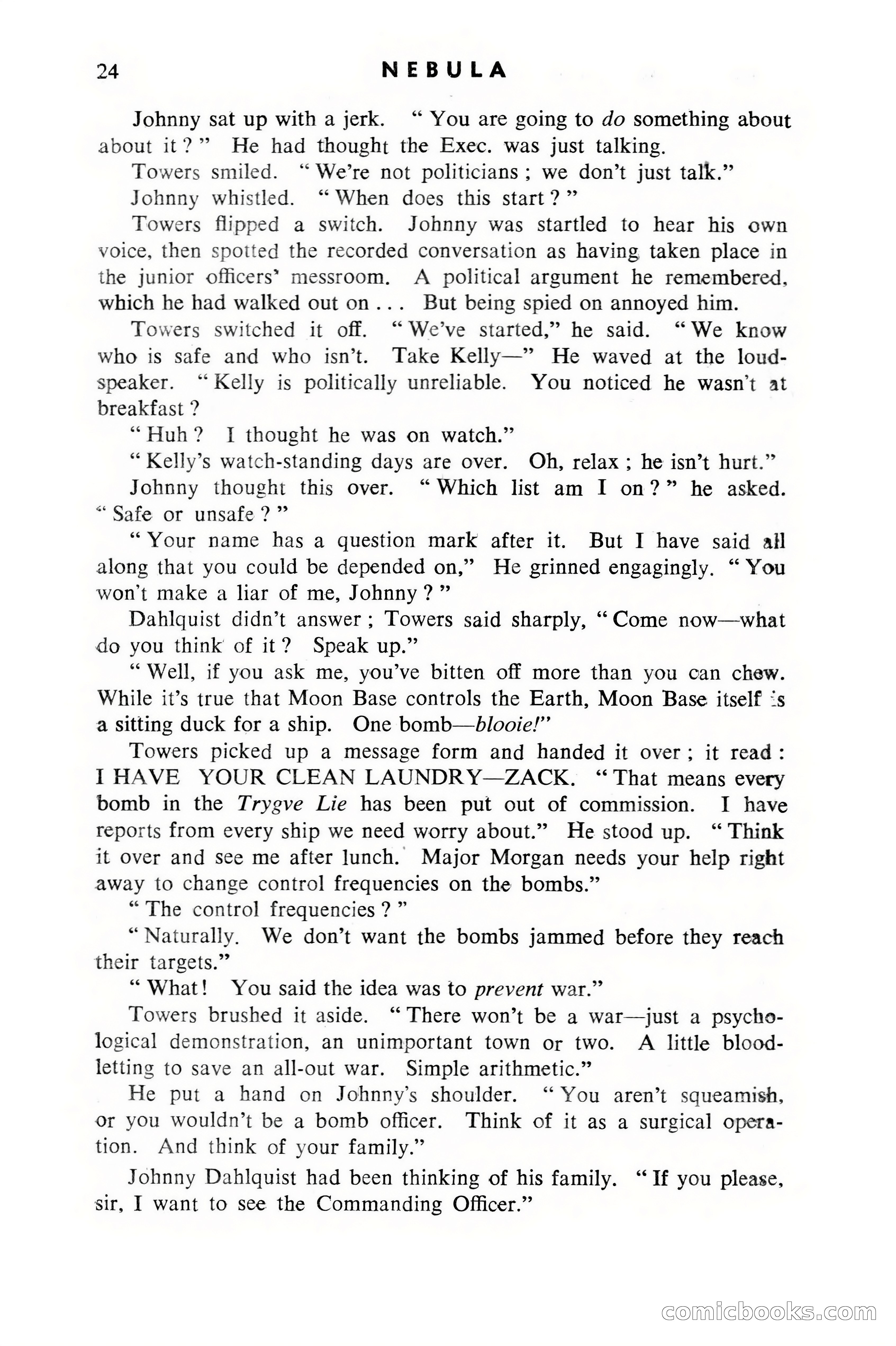 Nebula Science Fiction, April 1955 — page 26 of 132