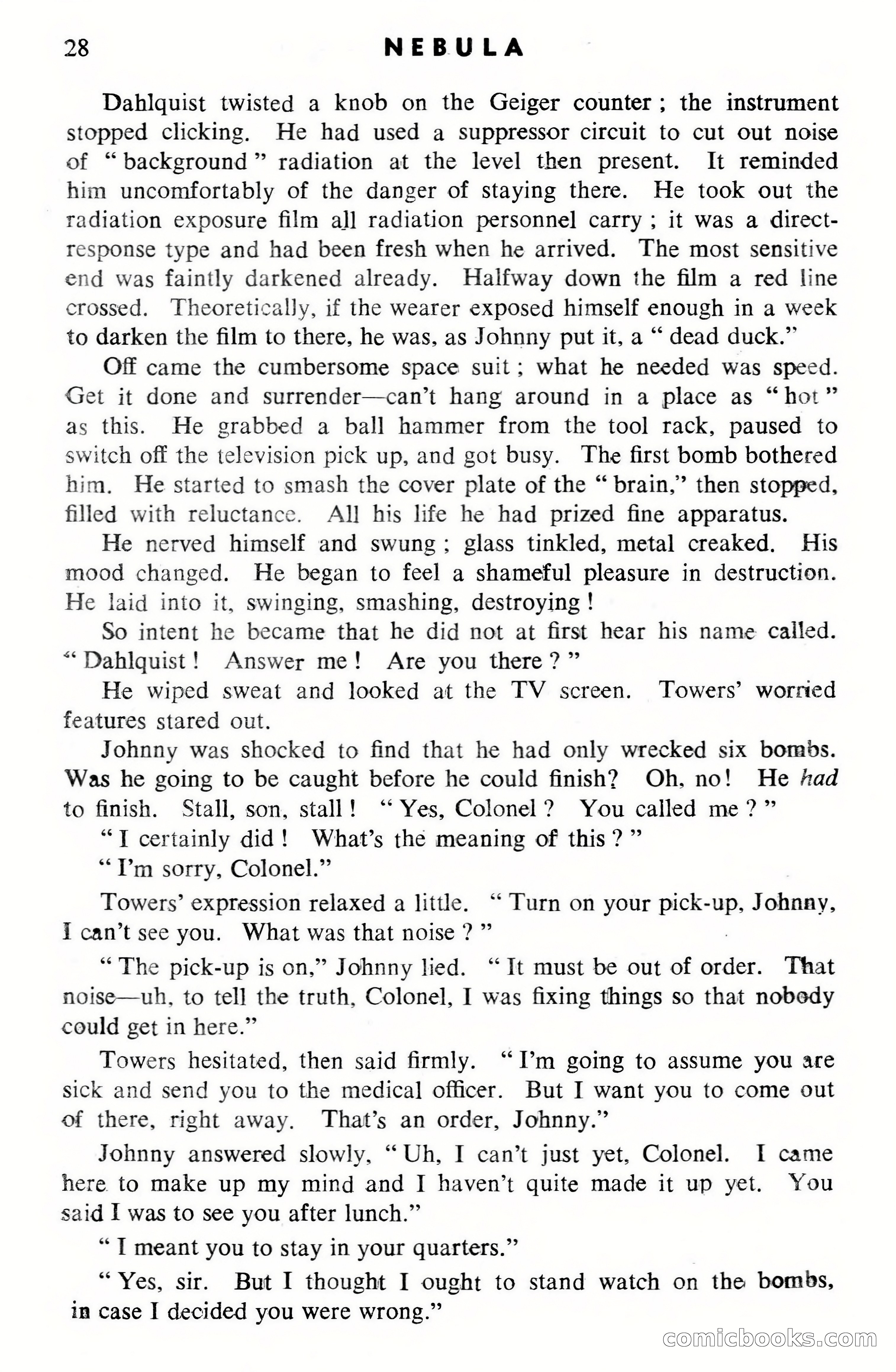 Nebula Science Fiction, April 1955 — page 30 of 132