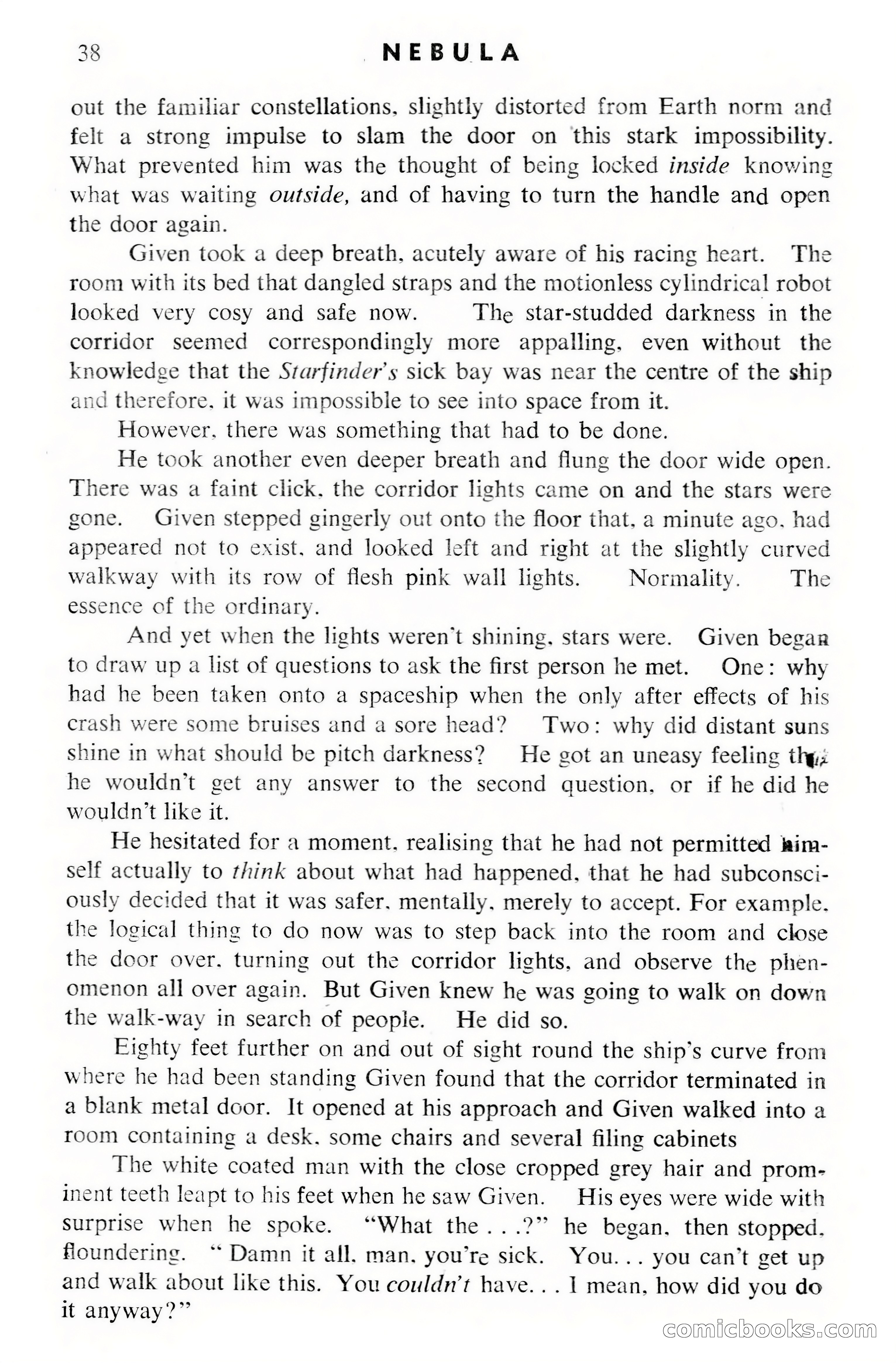 Nebula Science Fiction, April 1955 — page 40 of 132