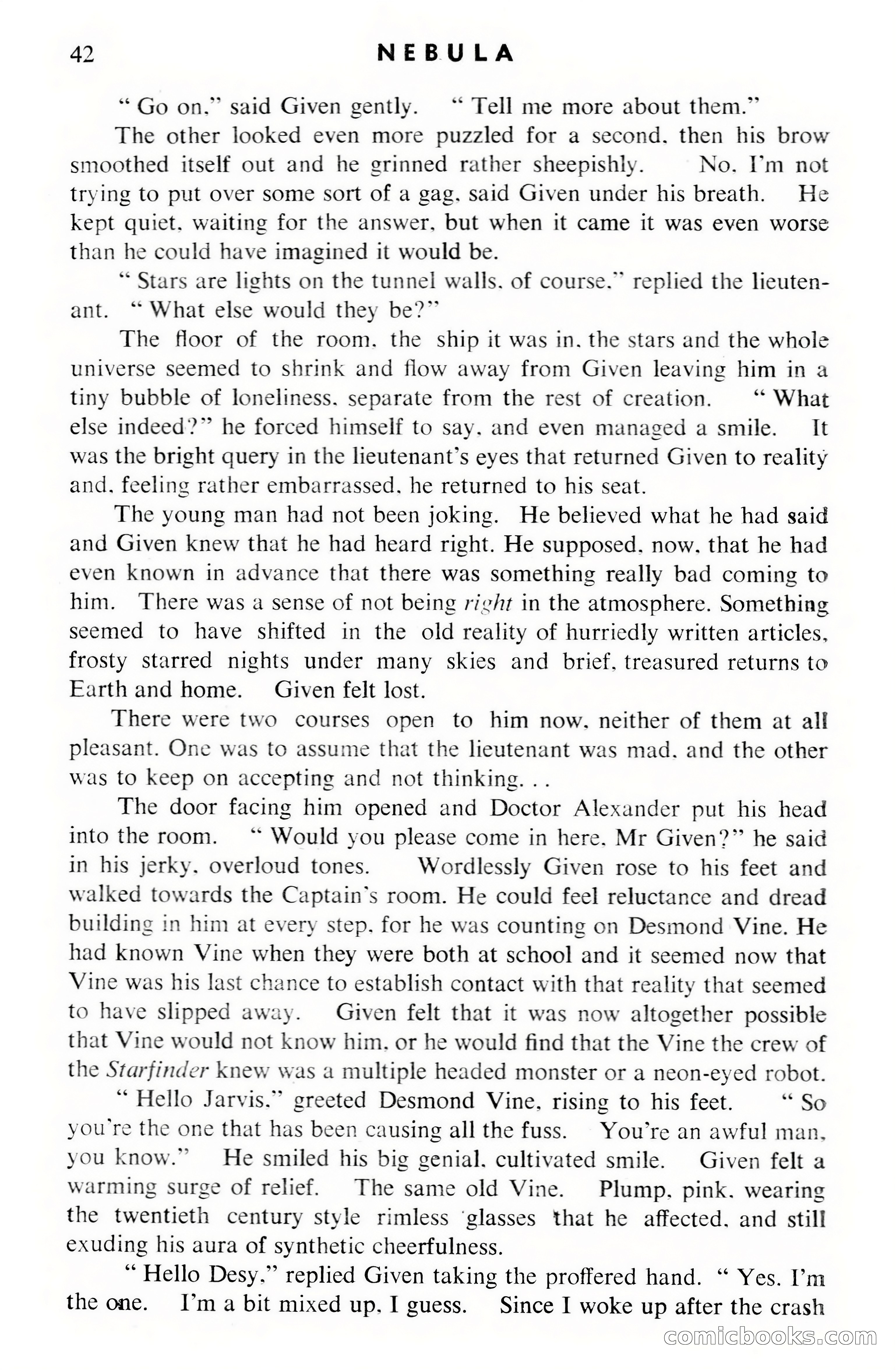 Nebula Science Fiction, April 1955 — page 44 of 132