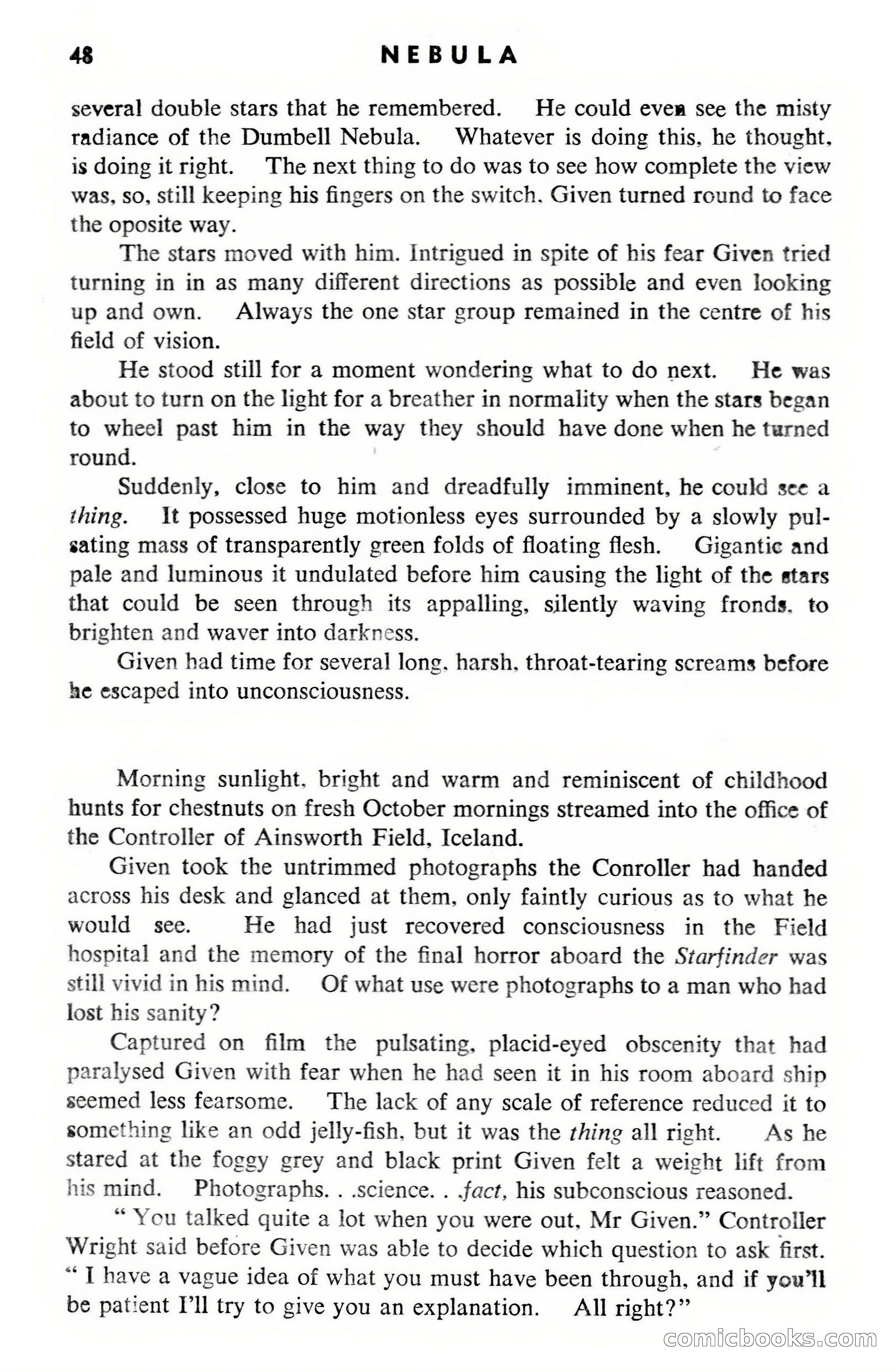 Nebula Science Fiction, April 1955 — page 50 of 132