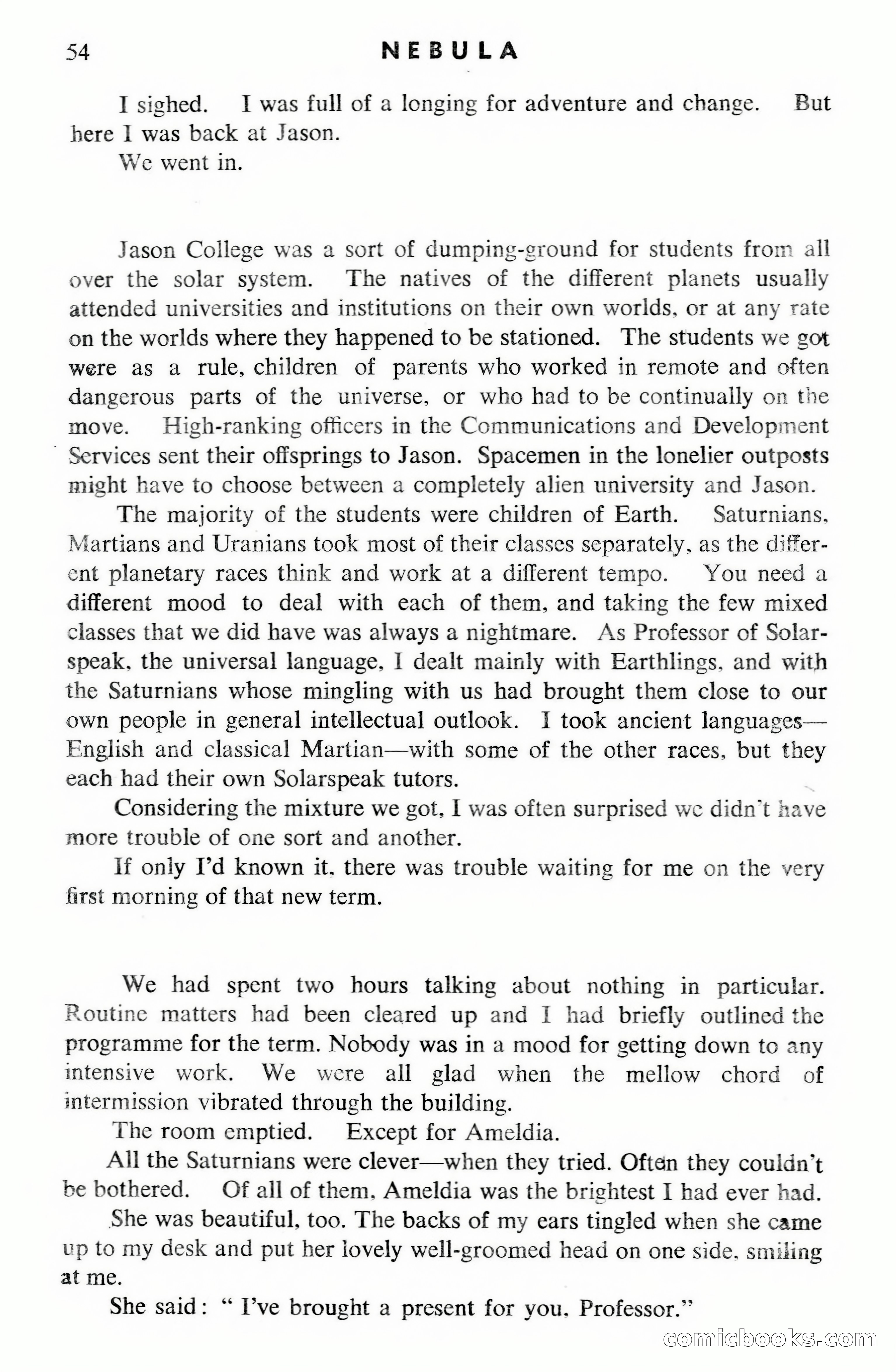 Nebula Science Fiction, April 1955 — page 56 of 132
