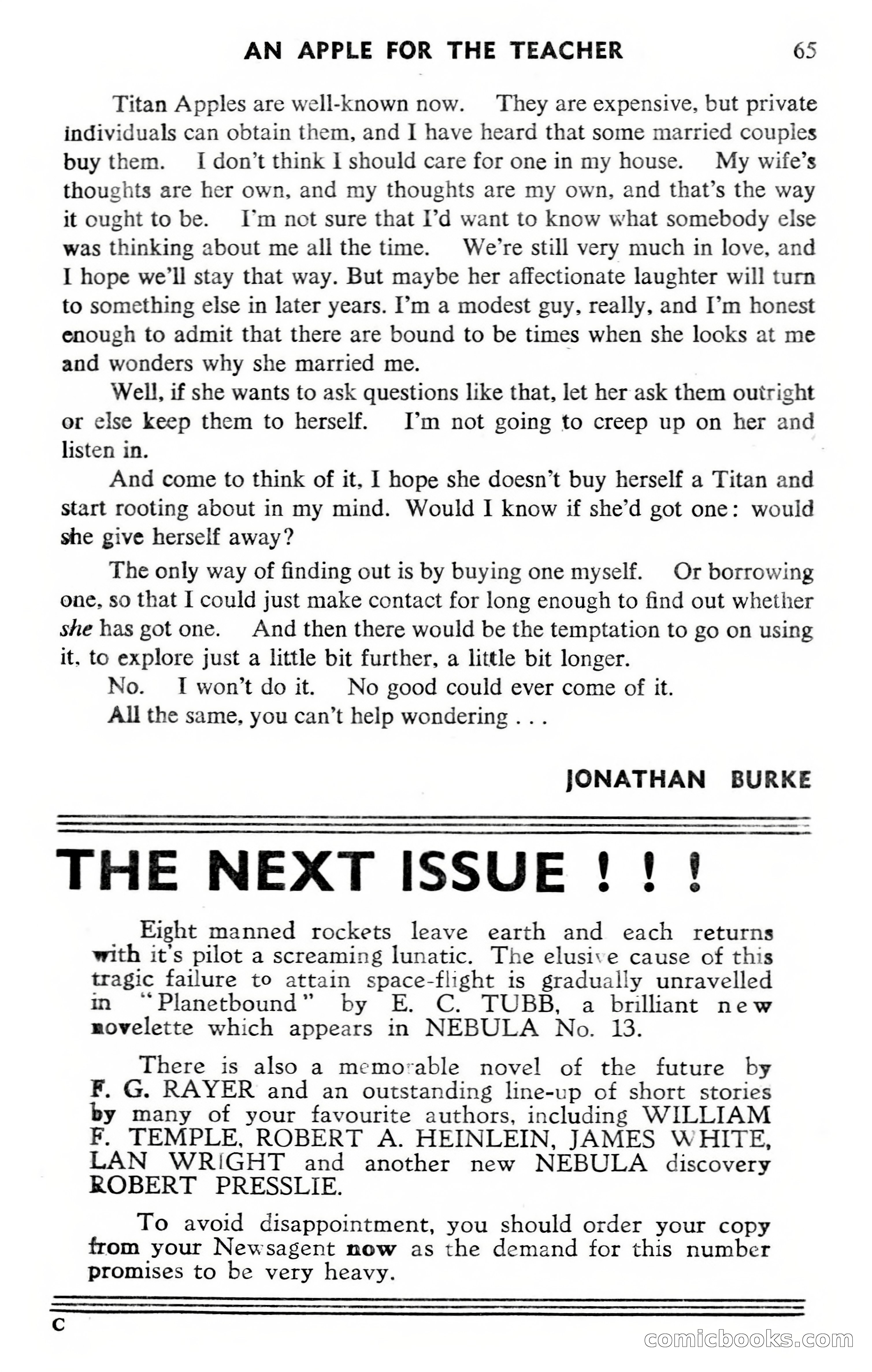 Nebula Science Fiction, April 1955 — page 67 of 132