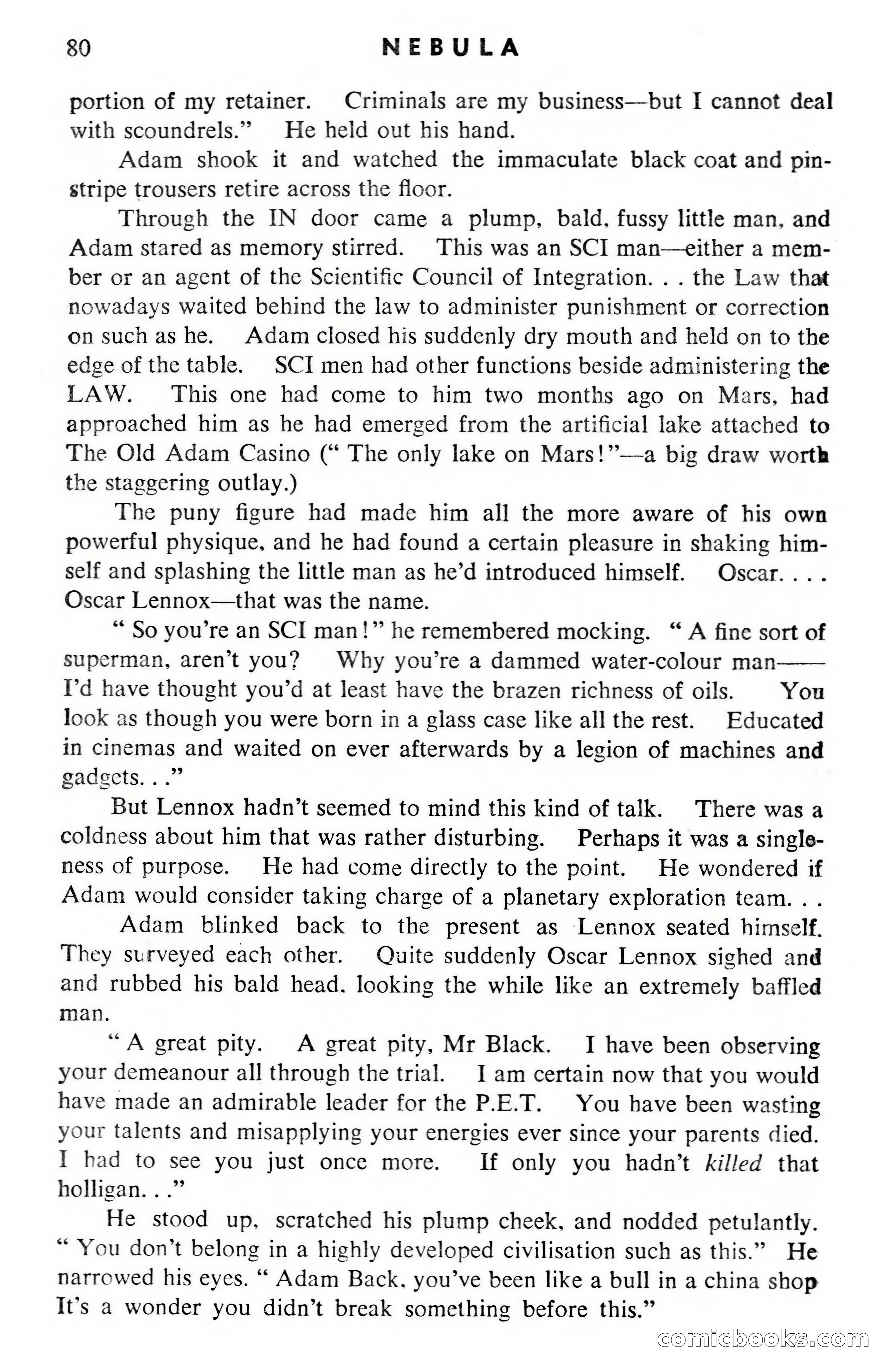 Nebula Science Fiction, April 1955 — page 82 of 132