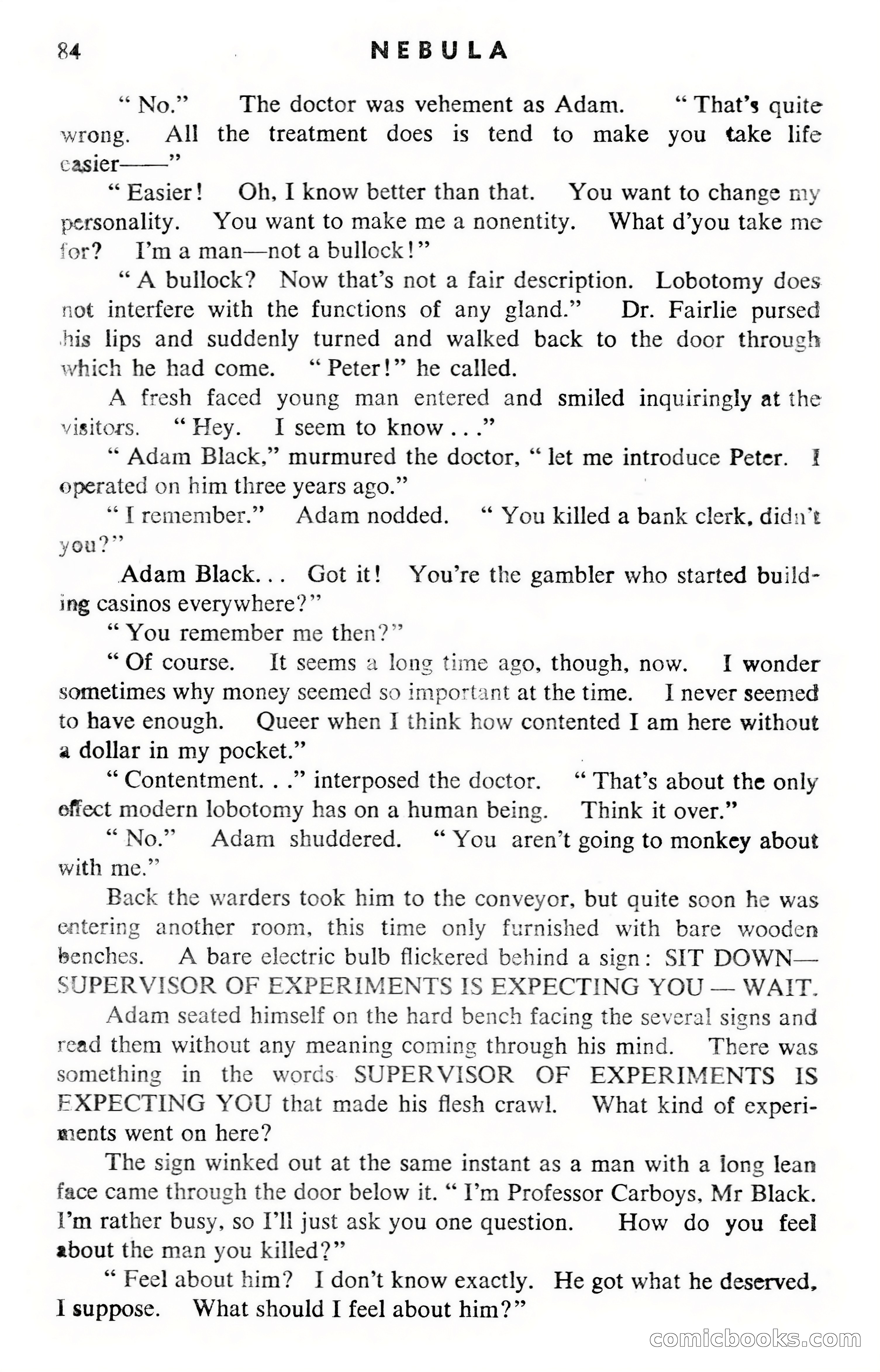 Nebula Science Fiction, April 1955 — page 86 of 132