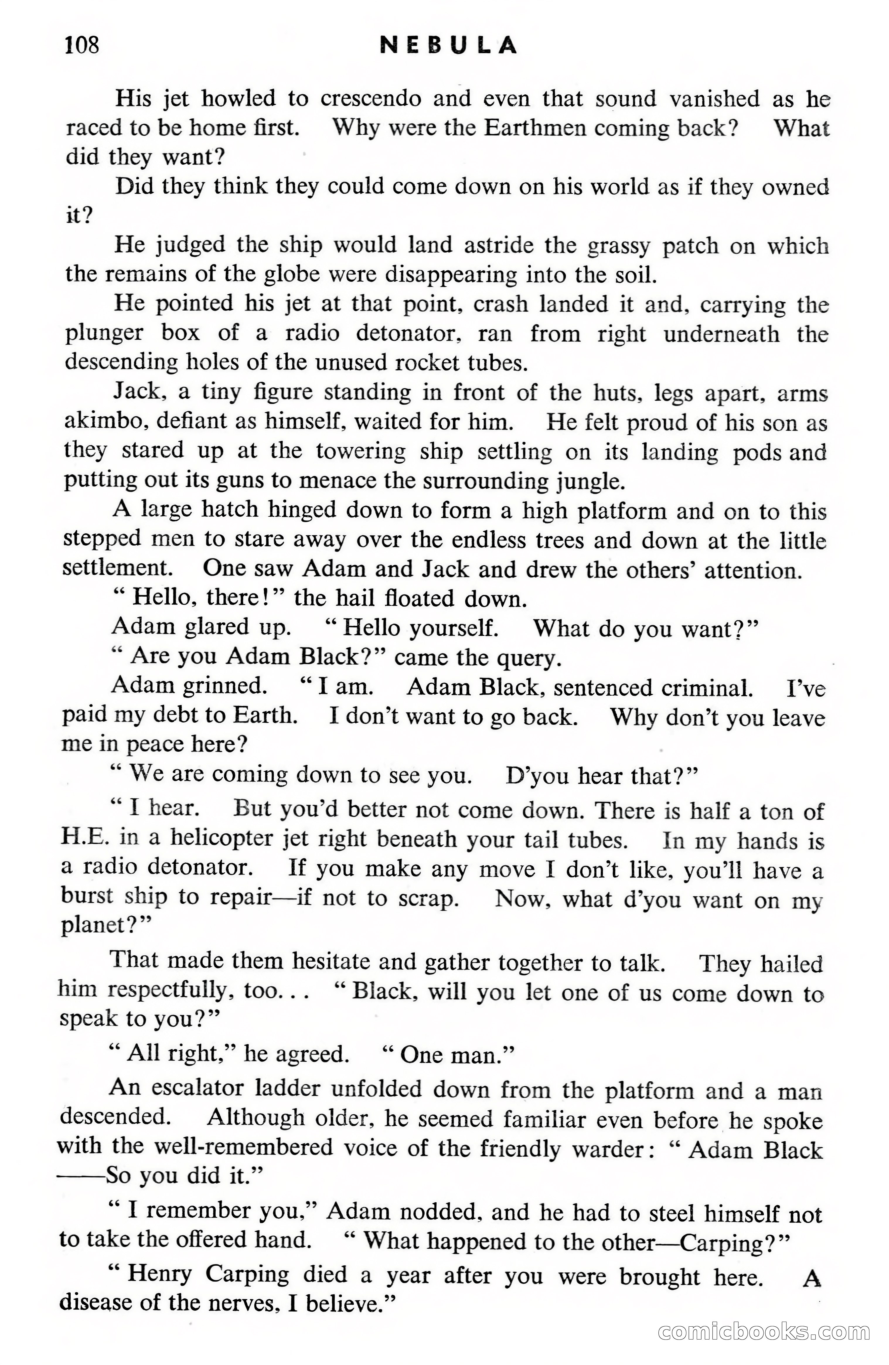 Nebula Science Fiction, April 1955 — page 110 of 132