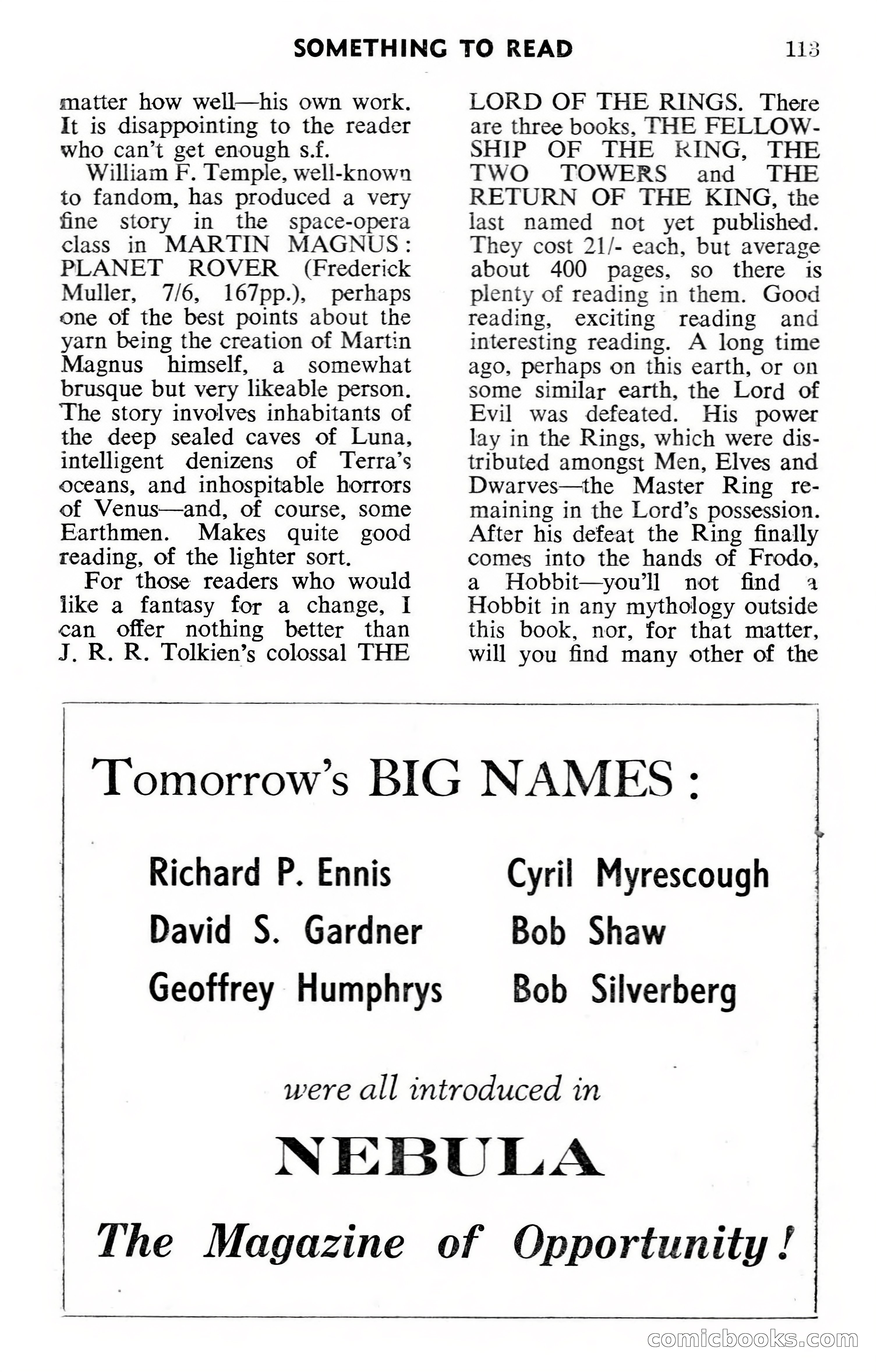 Nebula Science Fiction, April 1955 — page 115 of 132