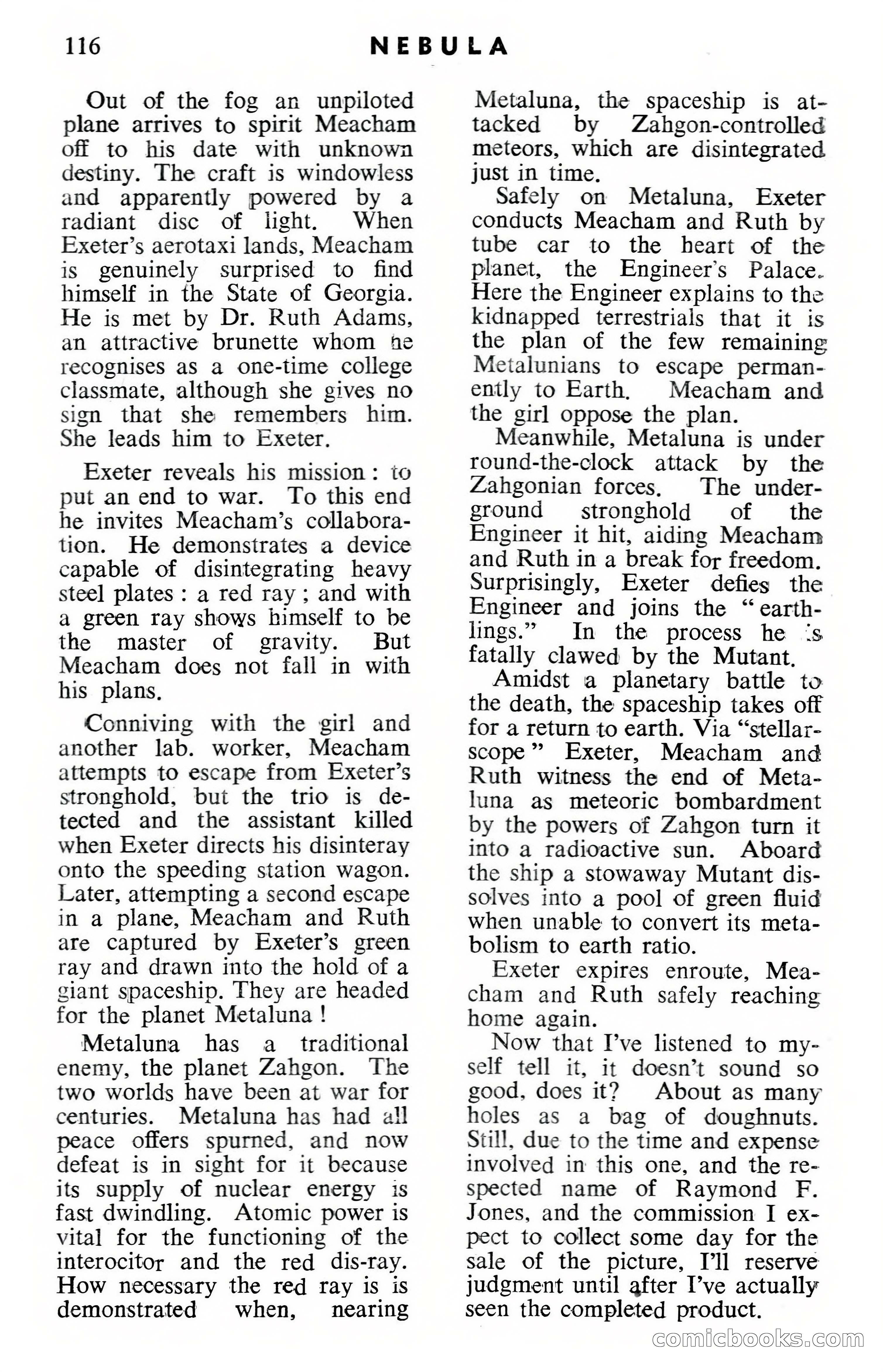 Nebula Science Fiction, April 1955 — page 118 of 132