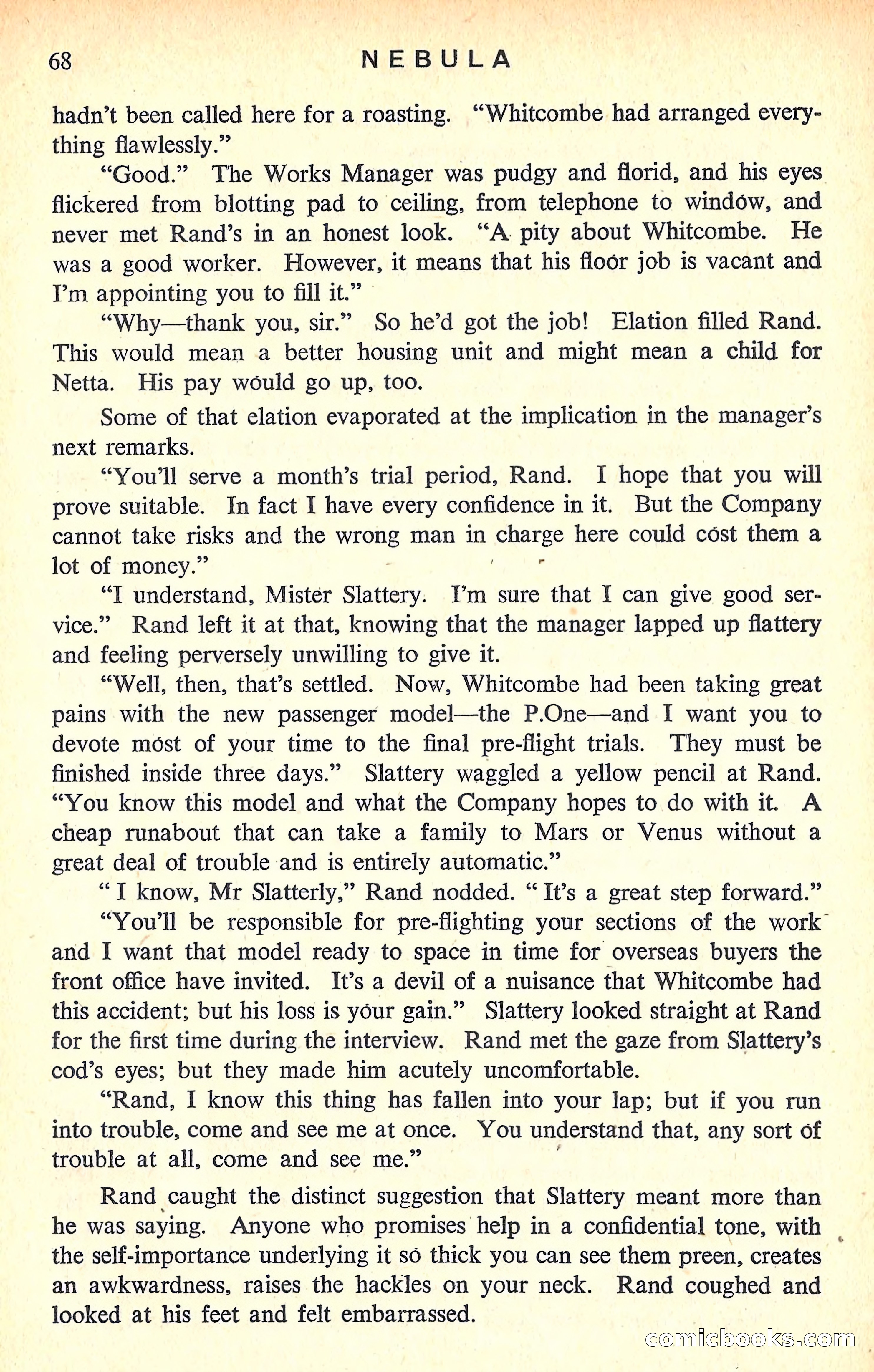 Nebula Science Fiction, Number 14 — page 70 of 116