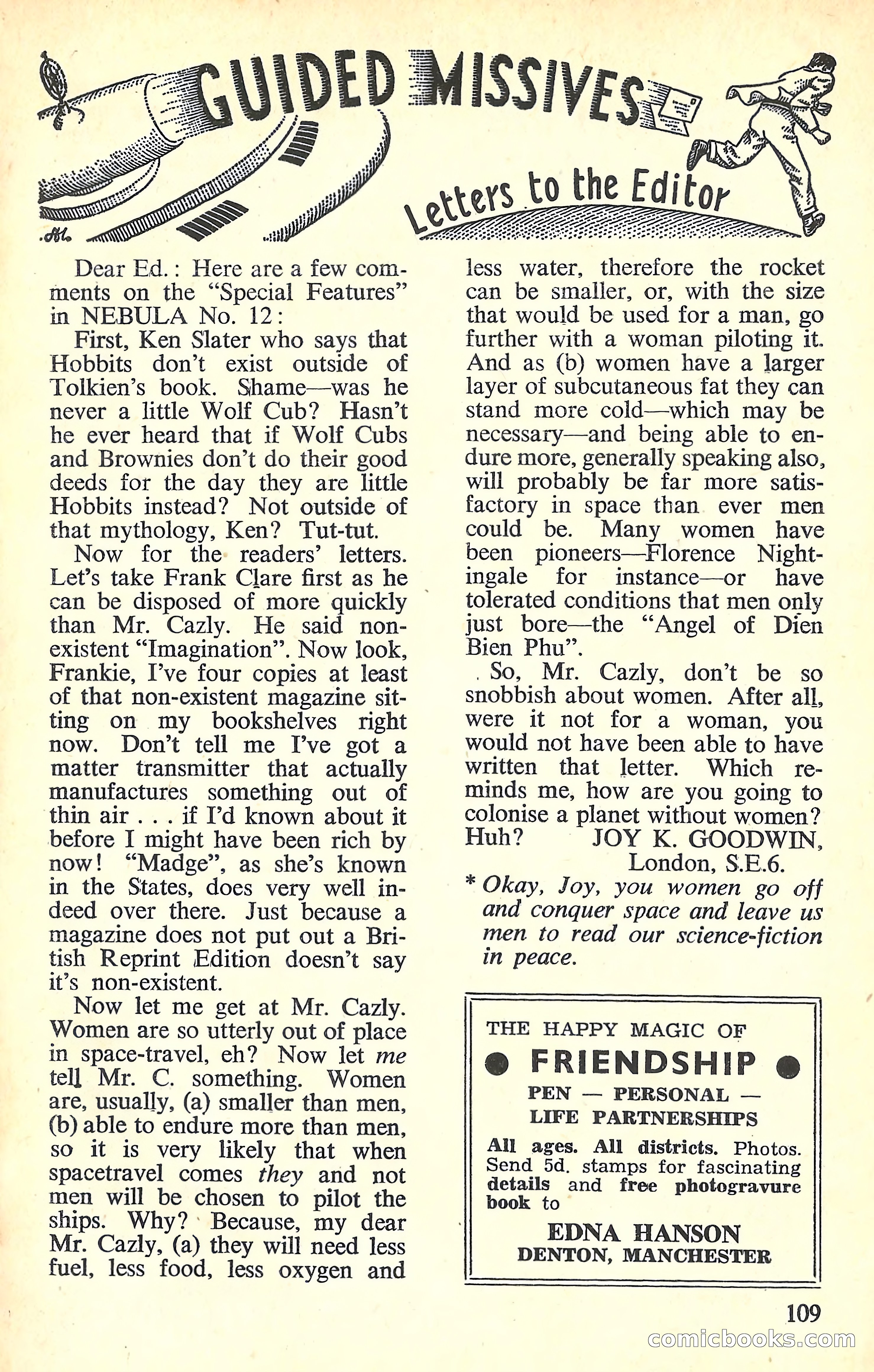 Nebula Science Fiction, Number 14 — page 111 of 116