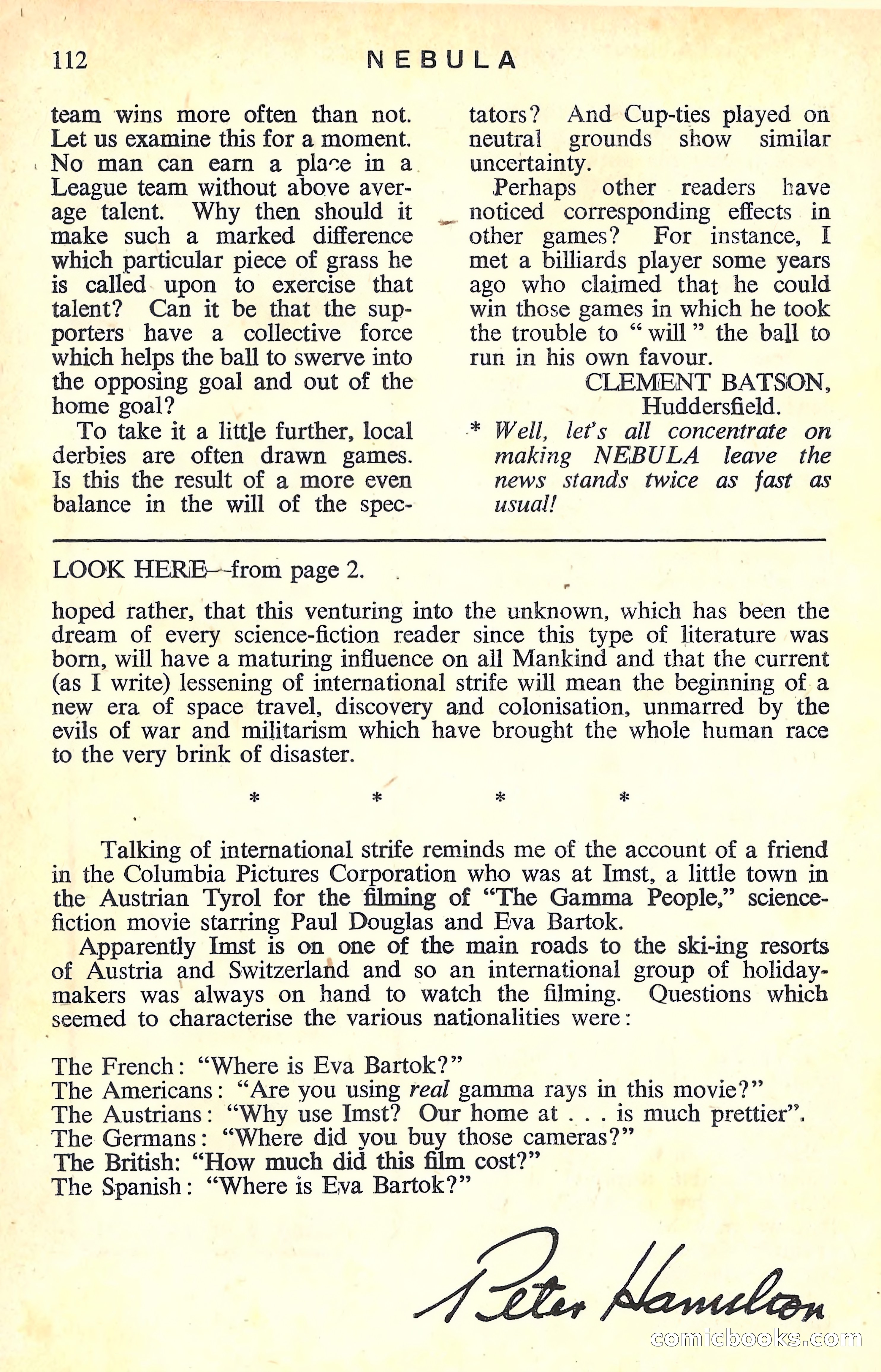 Nebula Science Fiction, Number 14 — page 114 of 116