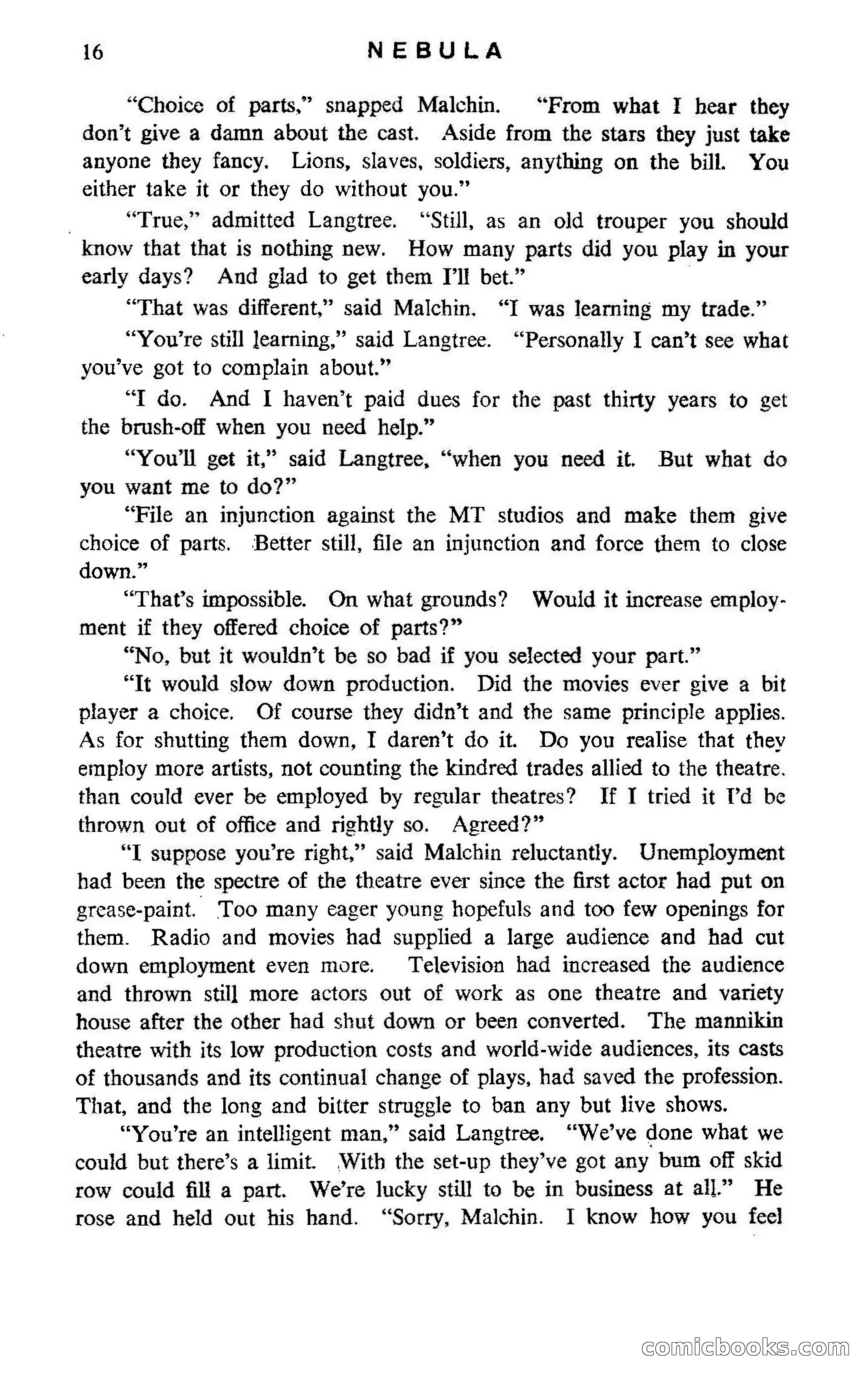 Nebula Science Fiction, Number 16 — page 18 of 116