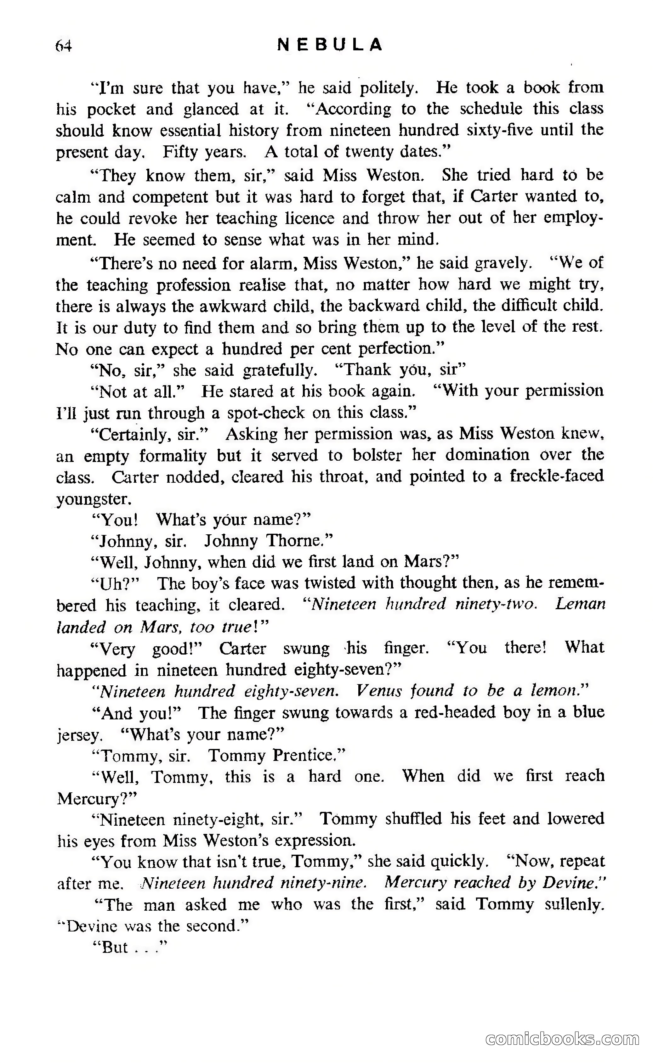Nebula Science Fiction, Number 16 — page 66 of 116