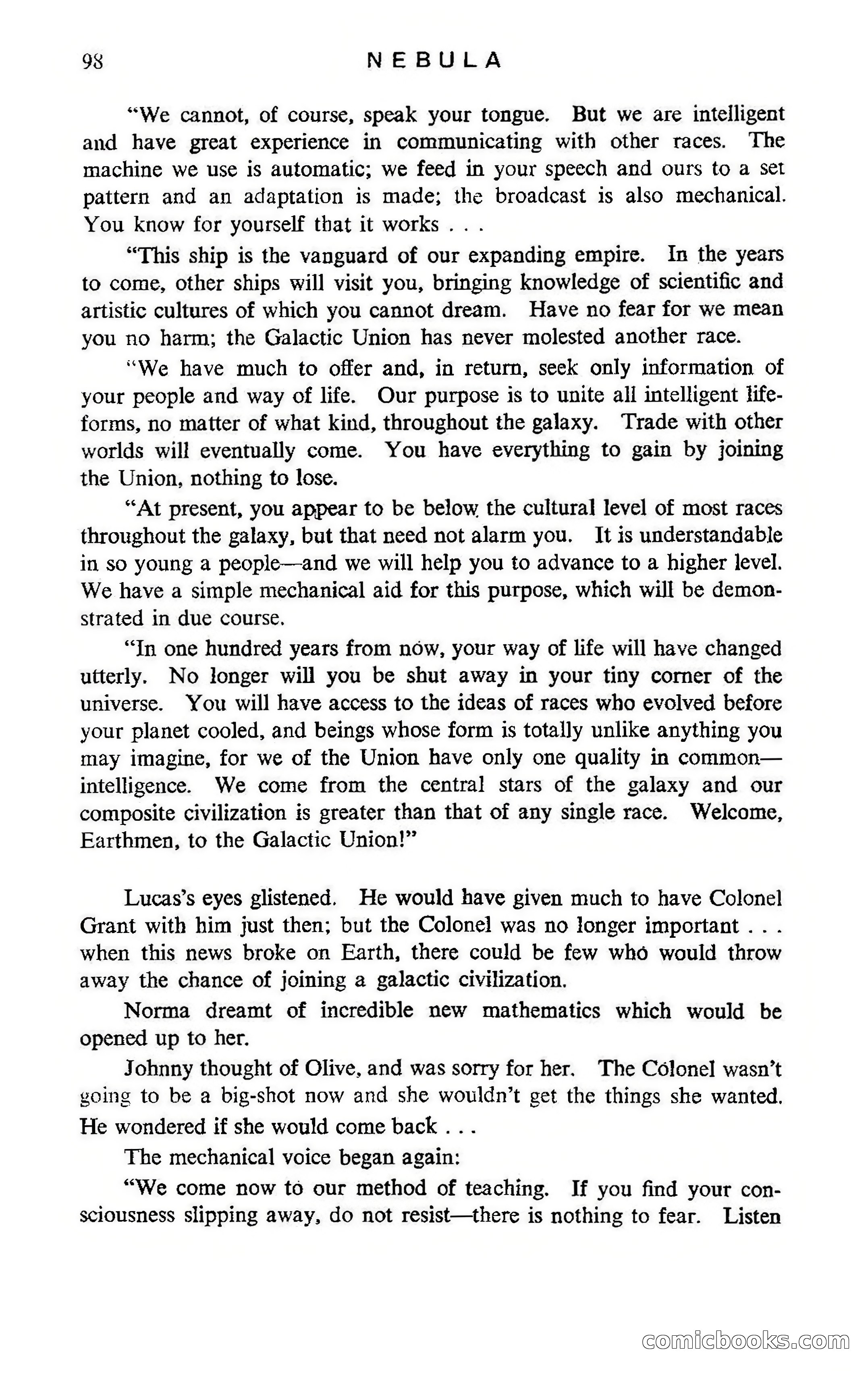 Nebula Science Fiction, Number 16 — page 100 of 116